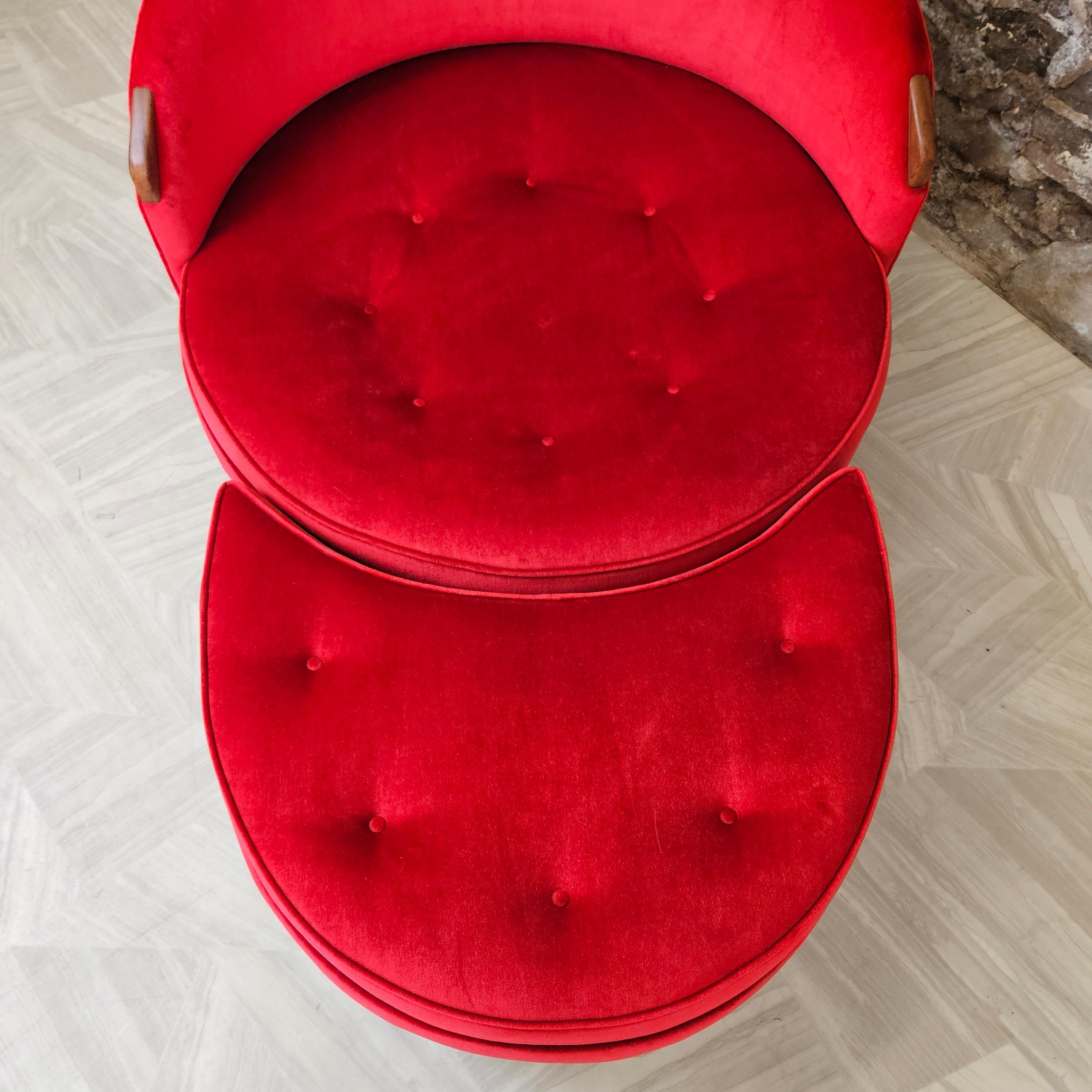 Adrian Pearsall Havana Loungesessel und Ottomane für Craft Associates im Angebot 2