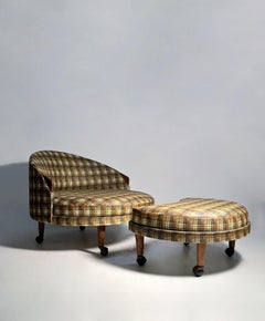 Adrian Pearsall Silla y Otomana Satélite "Havana" / Baughman