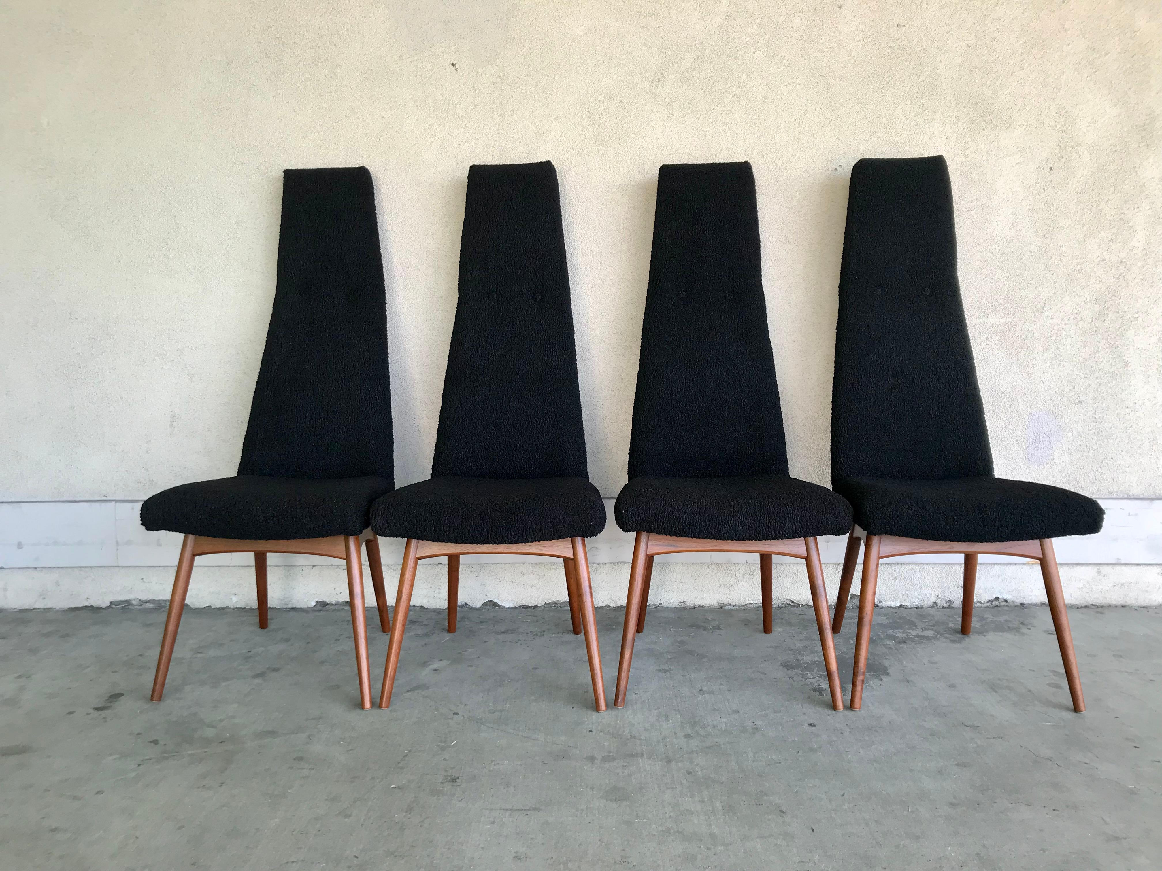 American Adrian Pearsall High-Back Dining Chairs For Sale