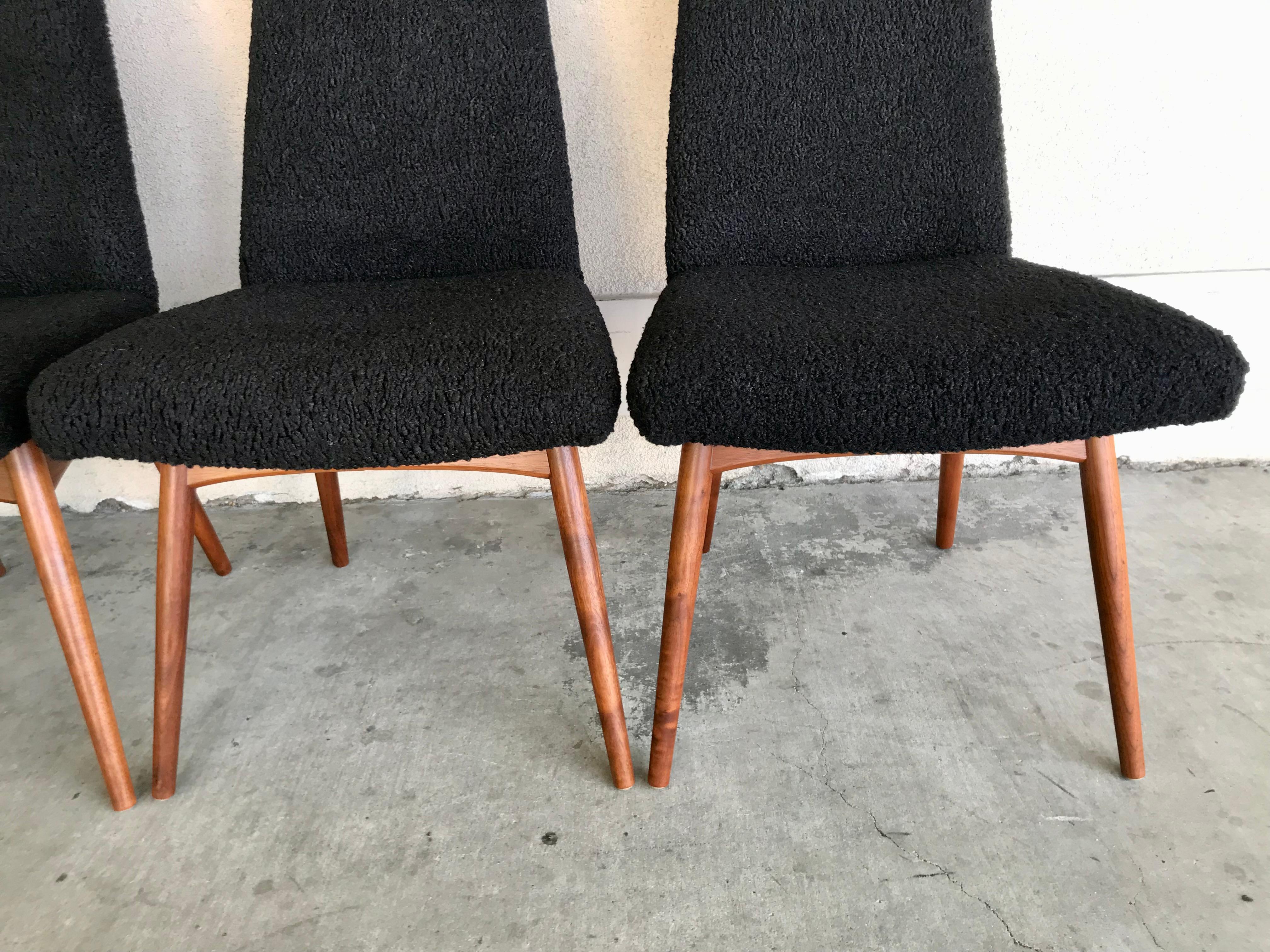 Adrian Pearsall High-Back Dining Chairs In Good Condition For Sale In Los Angeles, CA