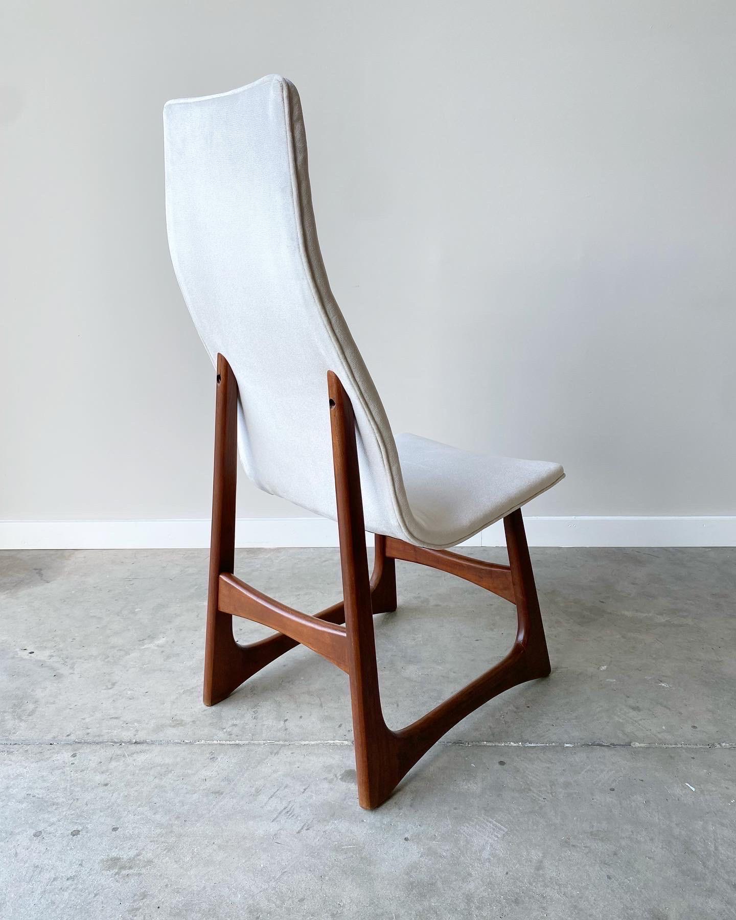 American Adrian Pearsall High-Back Dining Chairs, Set of 6 For Sale