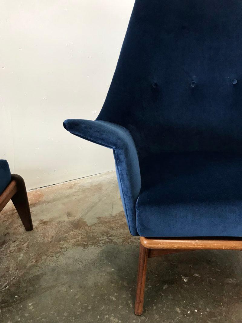 Mid-Century Modern Adrian Pearsall High Back Lounge Chair