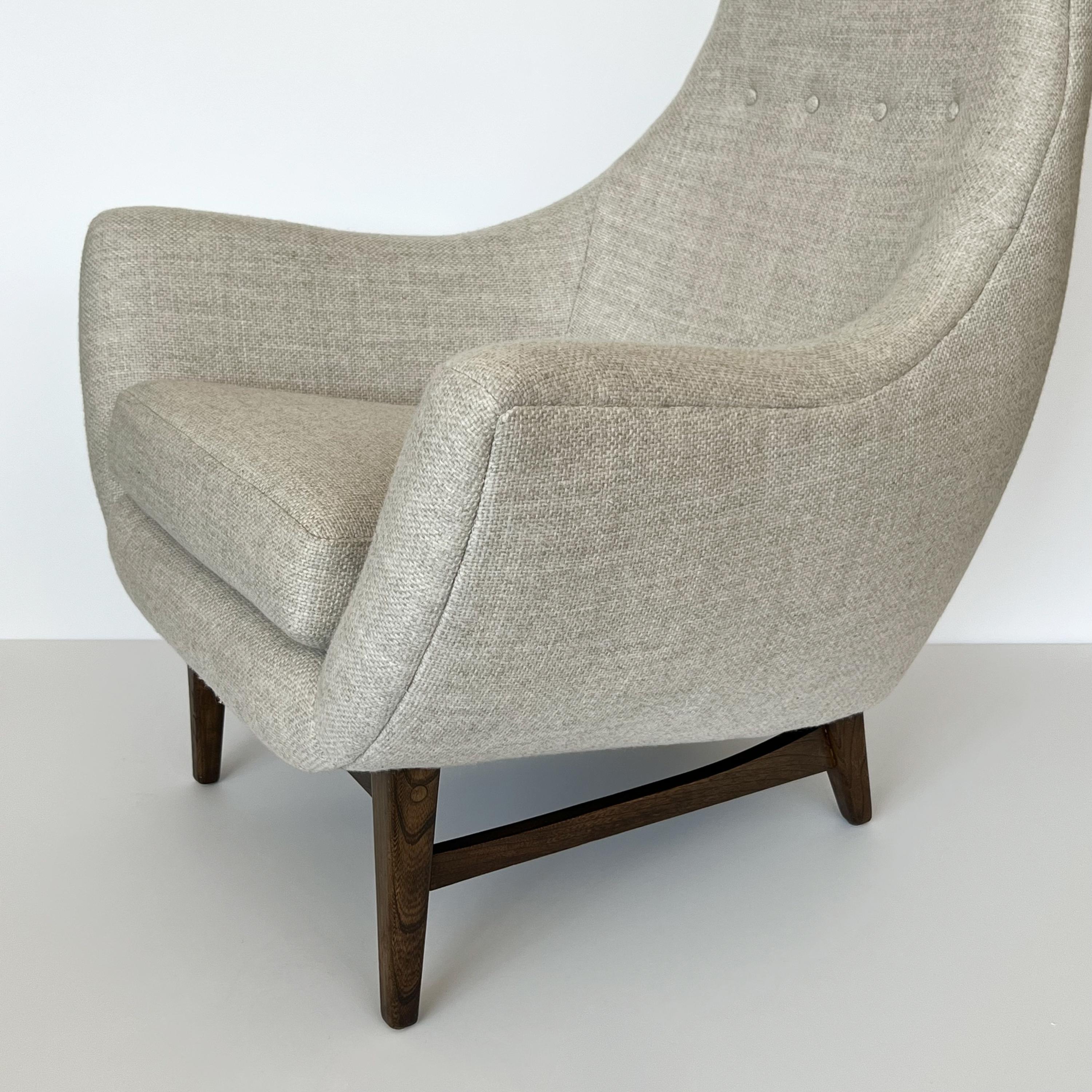 Adrian Pearsall High Back Sculptural Lounge Chair 10
