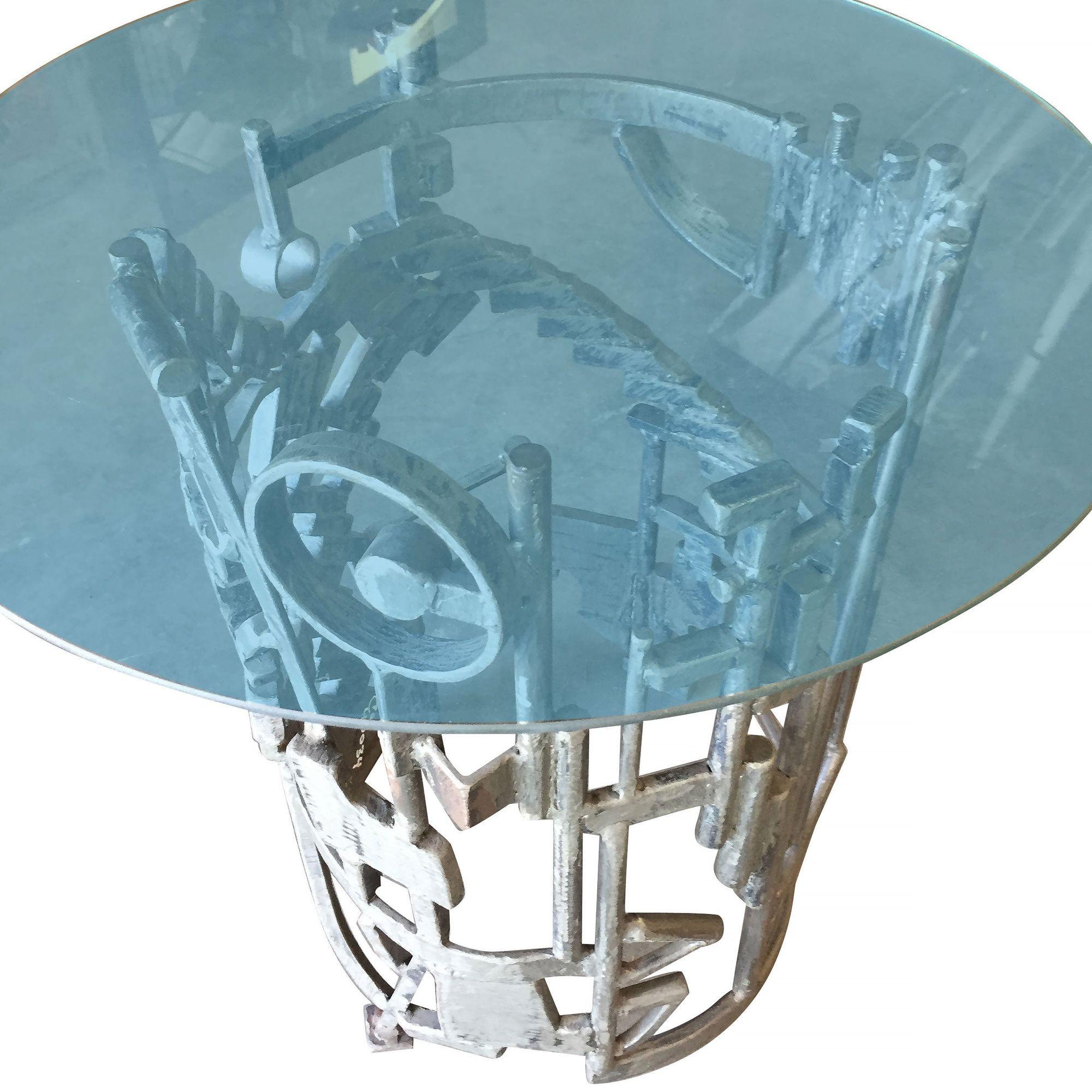 Mid-Century Modern Adrian Pearsall Inspired Brutalist Sculptural Side Table For Sale