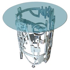 Von Adrian Pearsall inspirierter brutalistischer skulpturaler Beistelltisch