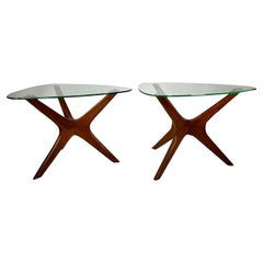 Adrian Pearsall "Jacks” Side Tables for Craft Associates, a Pair