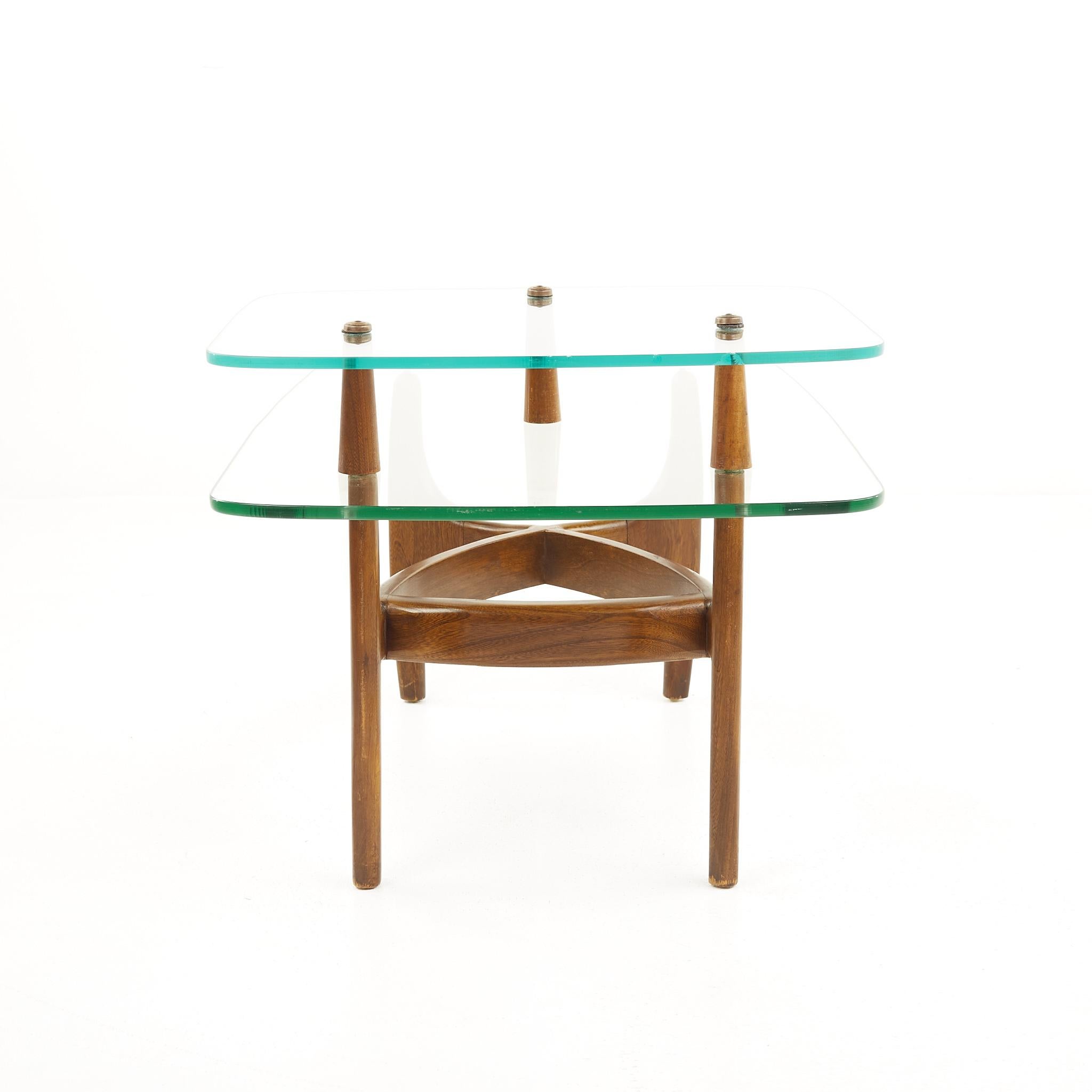 Adrian Pearsall Kroehler Style Mid Century Side Tables, Pair 3