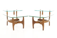 Adrian Pearsall Kroehler Style Mid Century Side Tables, Pair