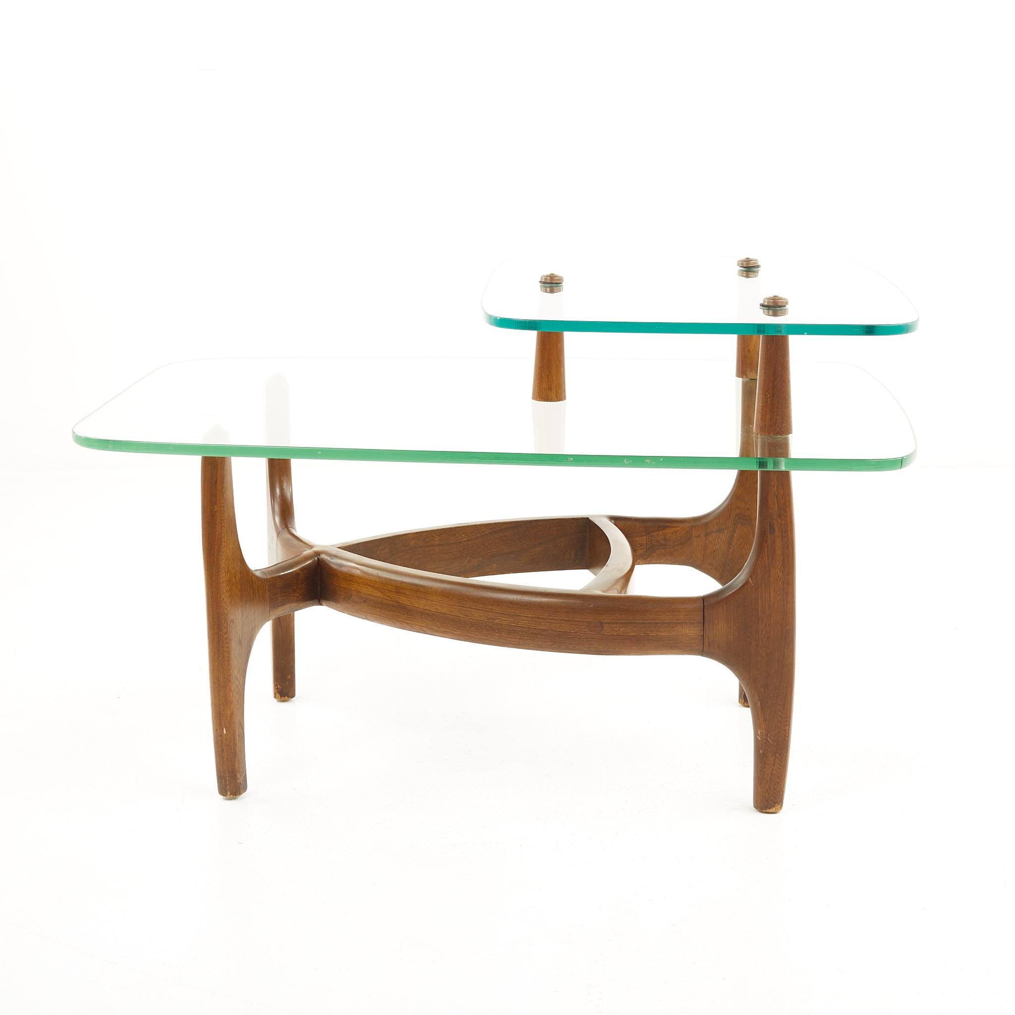 Adrian Pearsall Kroehler Style Mid Century Side Tables, Pair 1