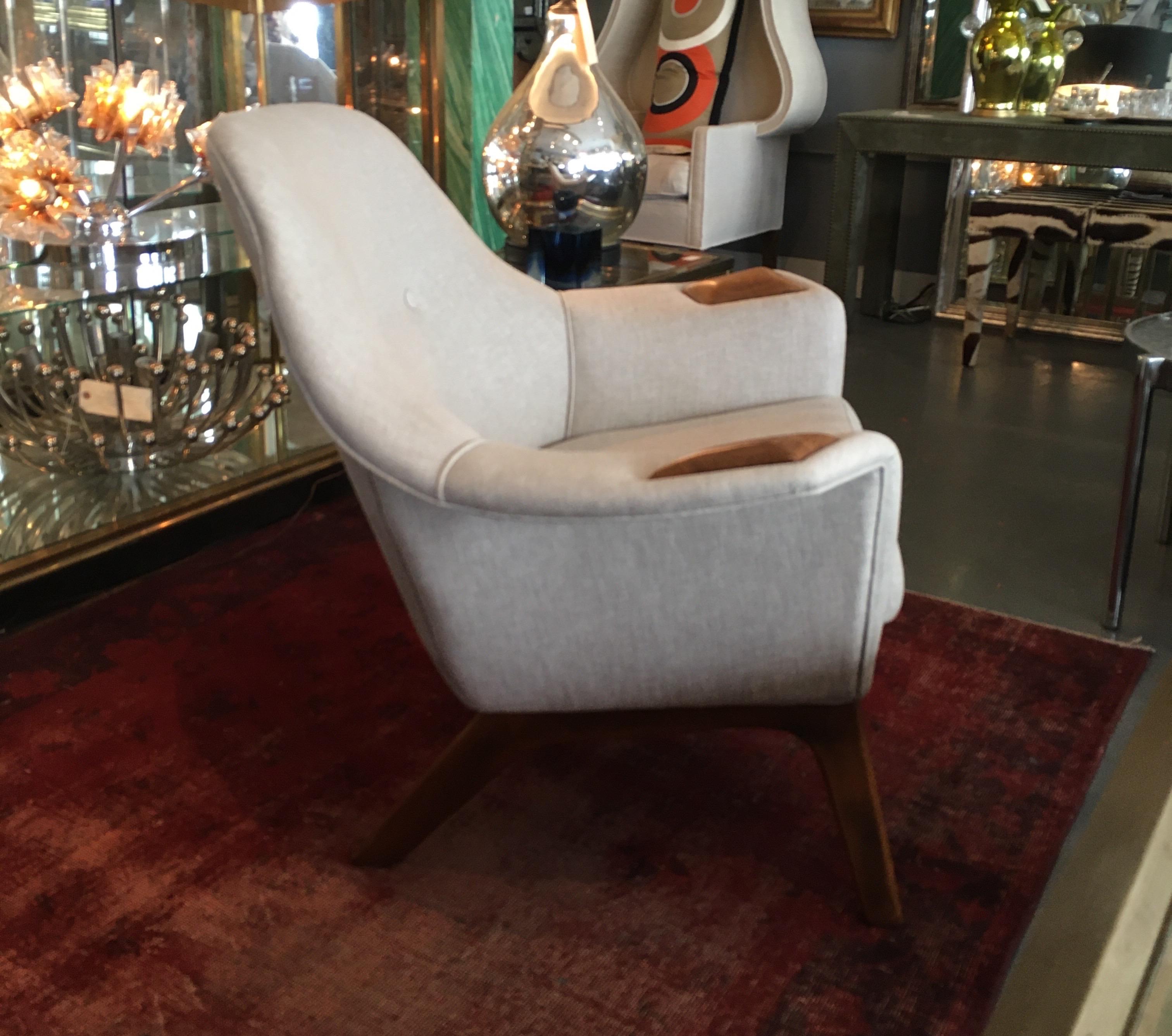 Adrian Pearsall  Linen Lounge Chair 1
