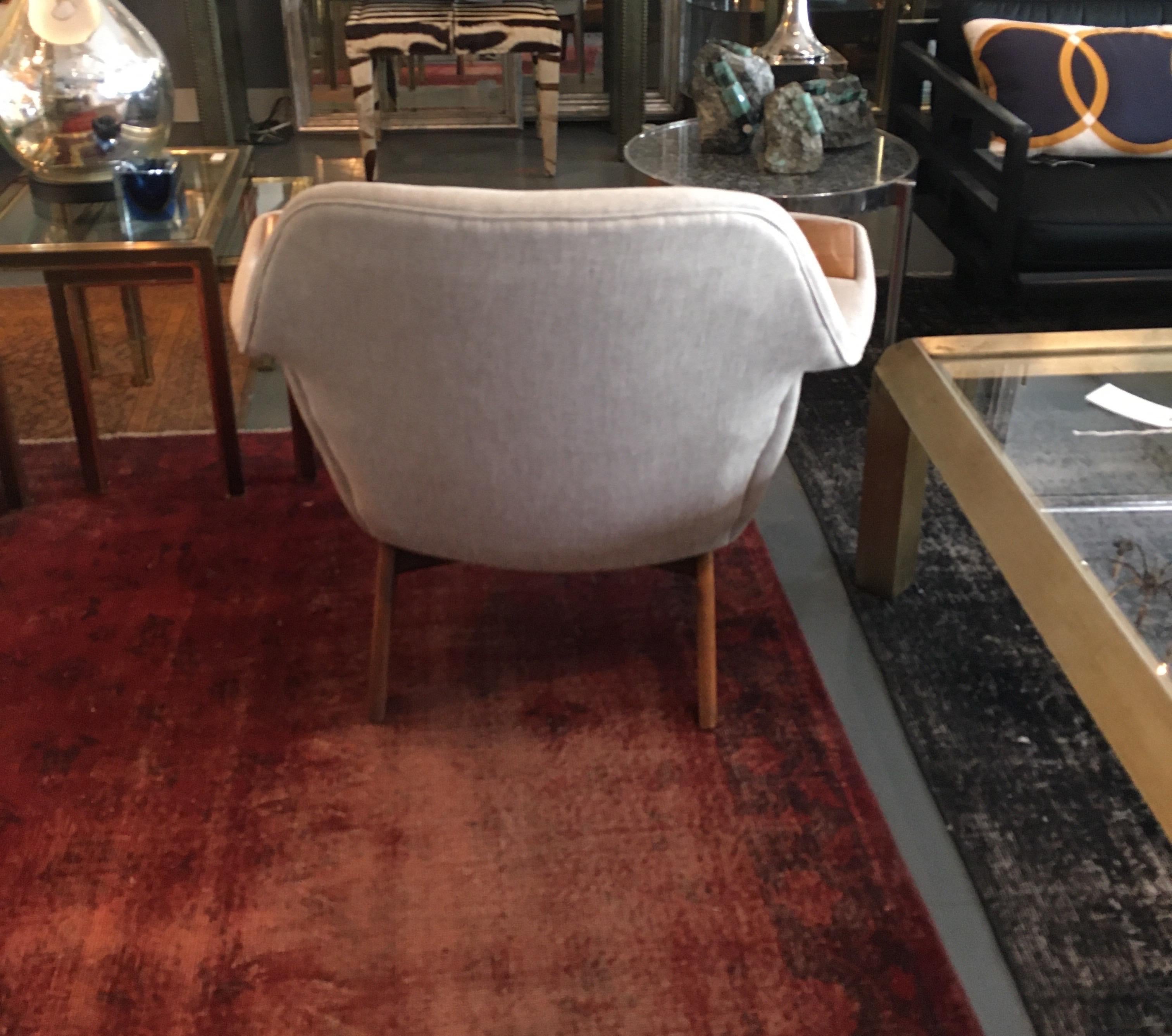 Adrian Pearsall  Linen Lounge Chair 3