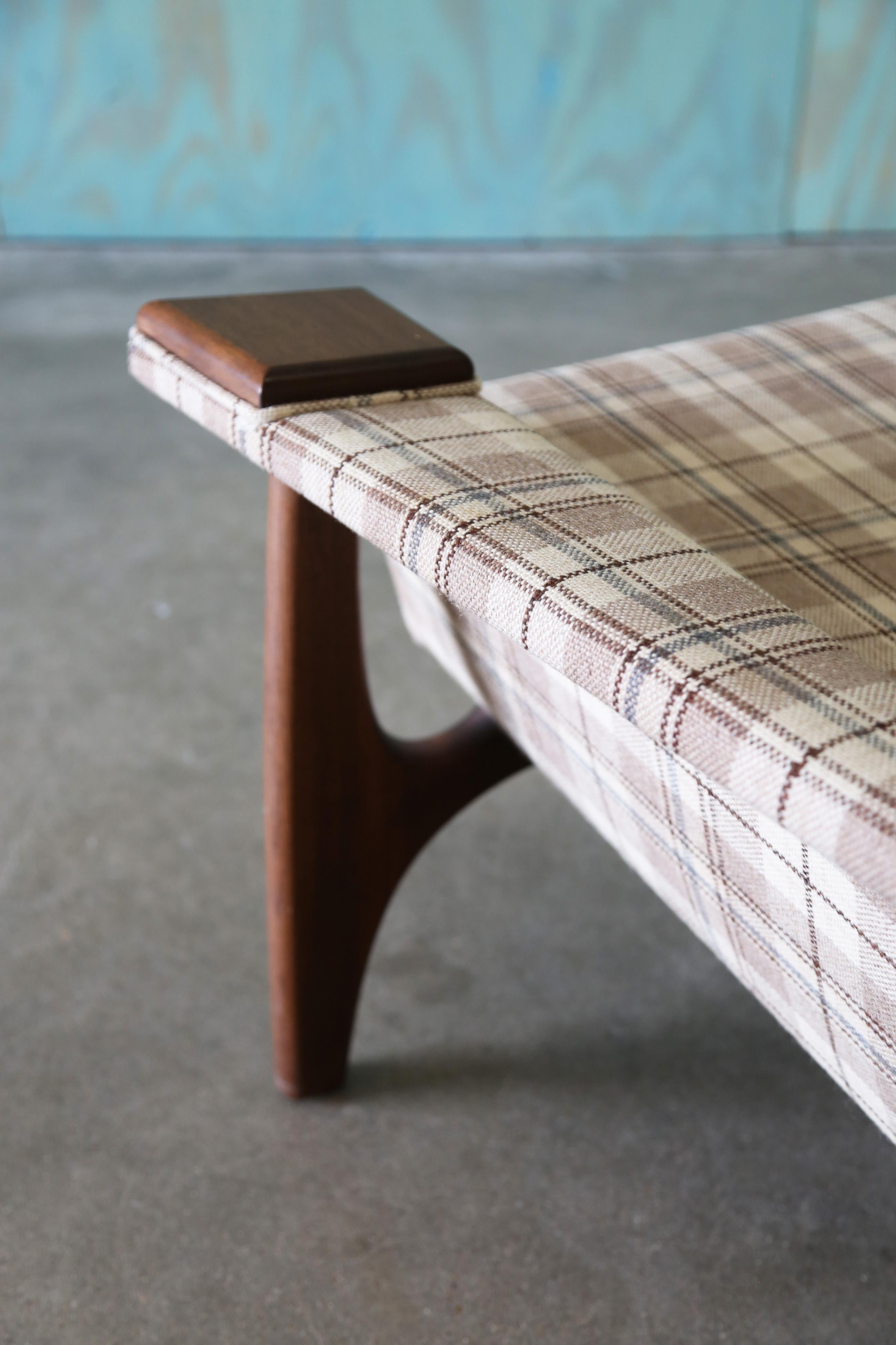 Adrian Pearsall Lounge Chair for Craft Associates Walnut Paws Mid Century Style For Sale 9
