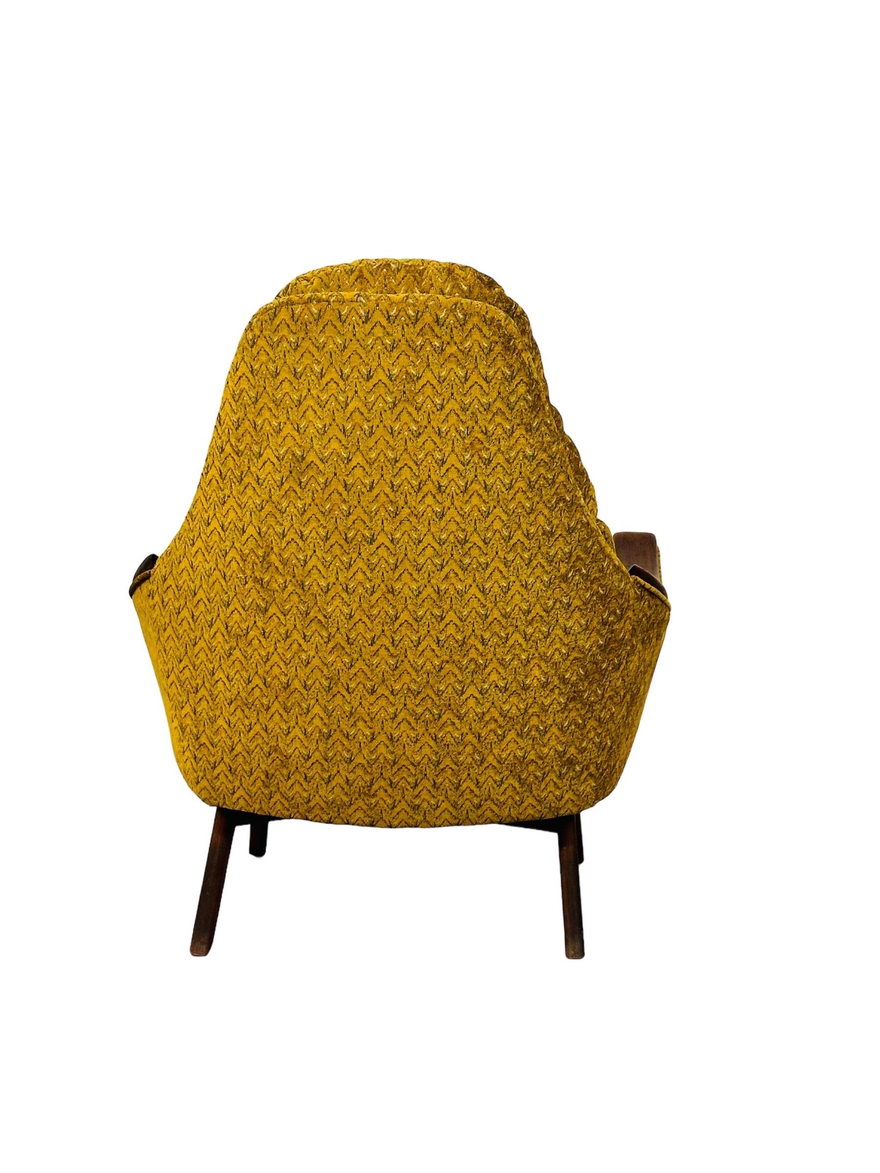Fabric Adrian Pearsall Lounge Chair For Sale