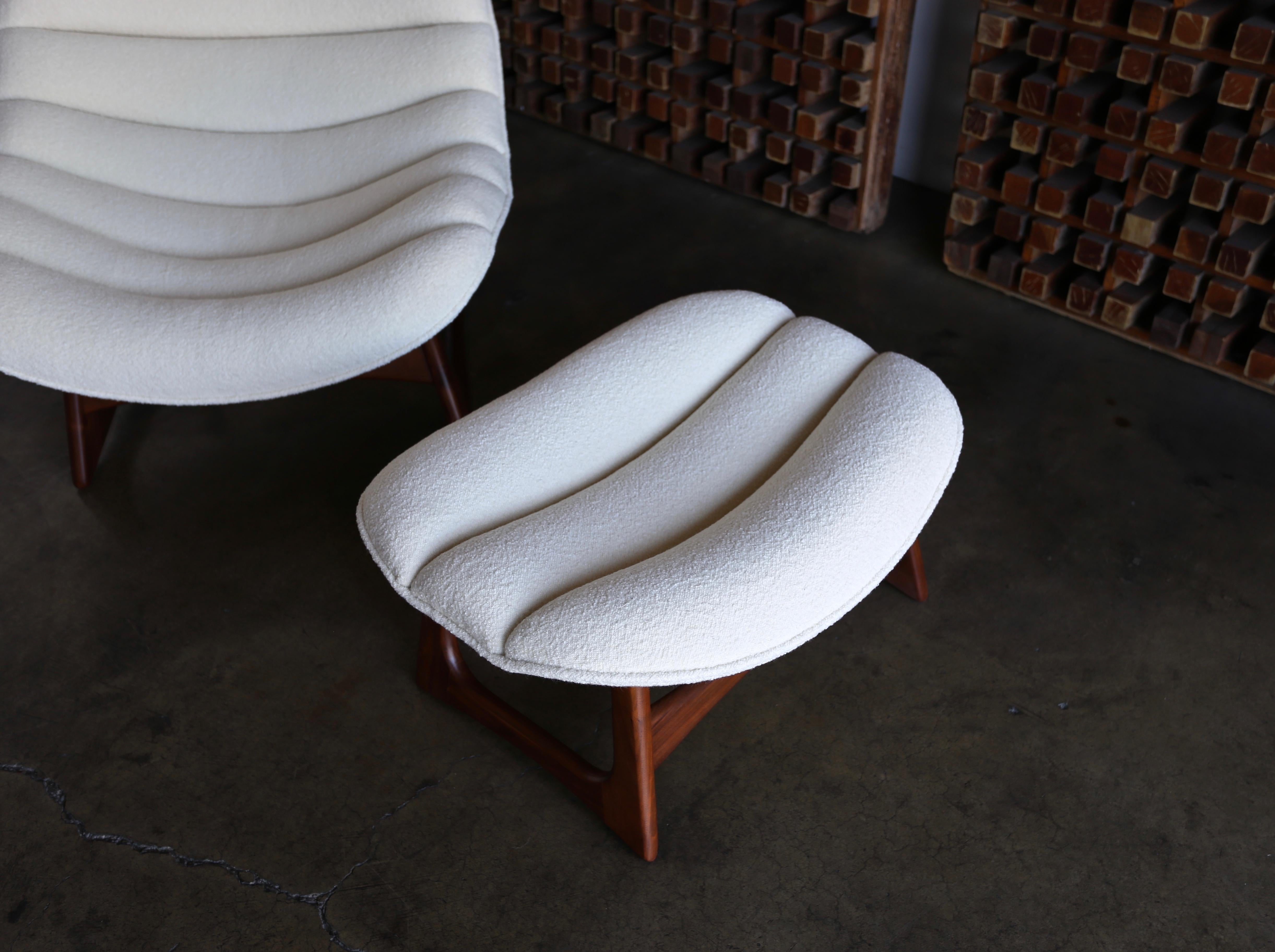 Adrian Pearsall Lounge Chair and Ottoman for Craft Associates Inc., circa 1960 5