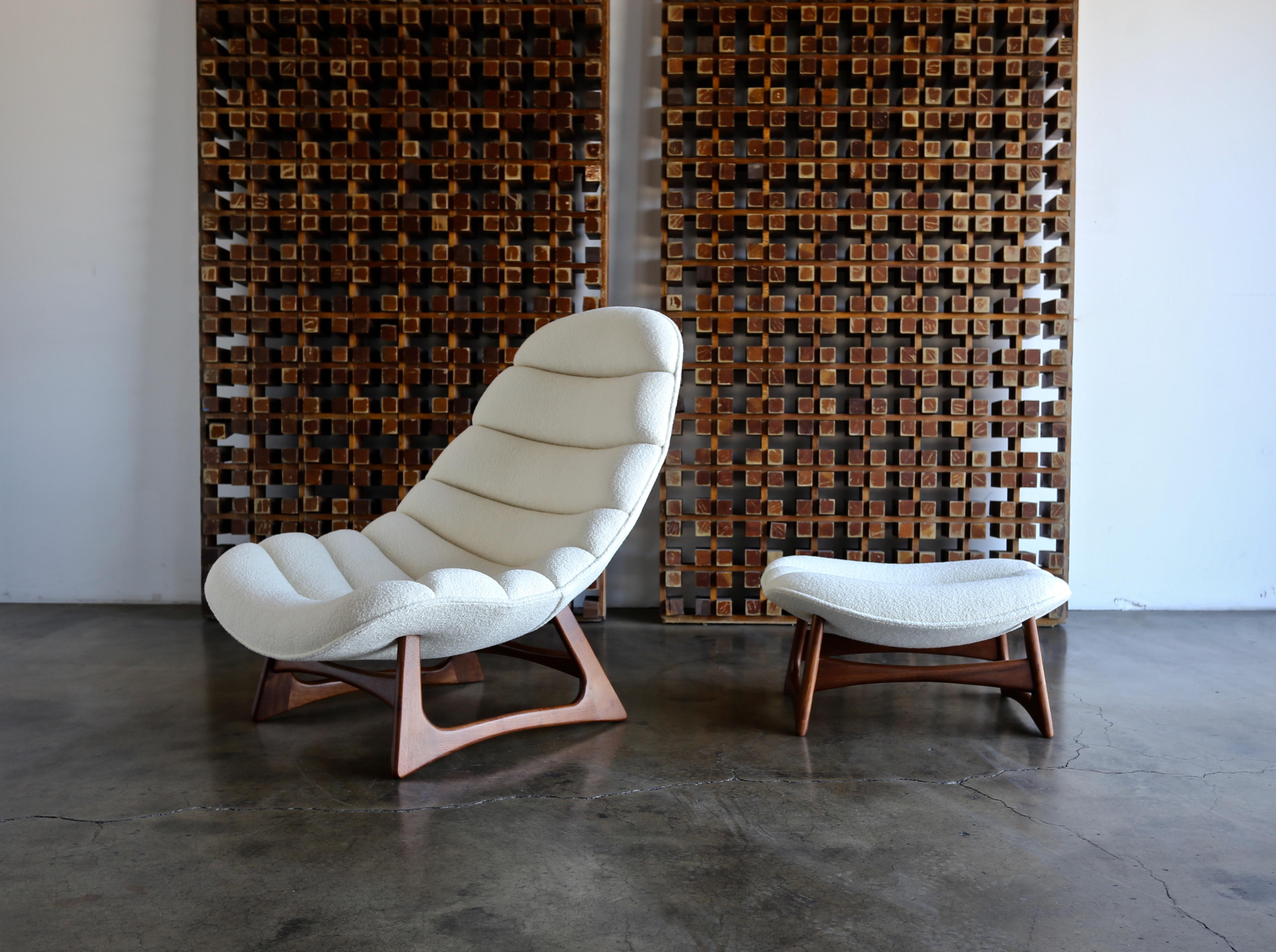 Adrian Pearsall Lounge Chair and Ottoman for Craft Associates Inc., circa 1960 7
