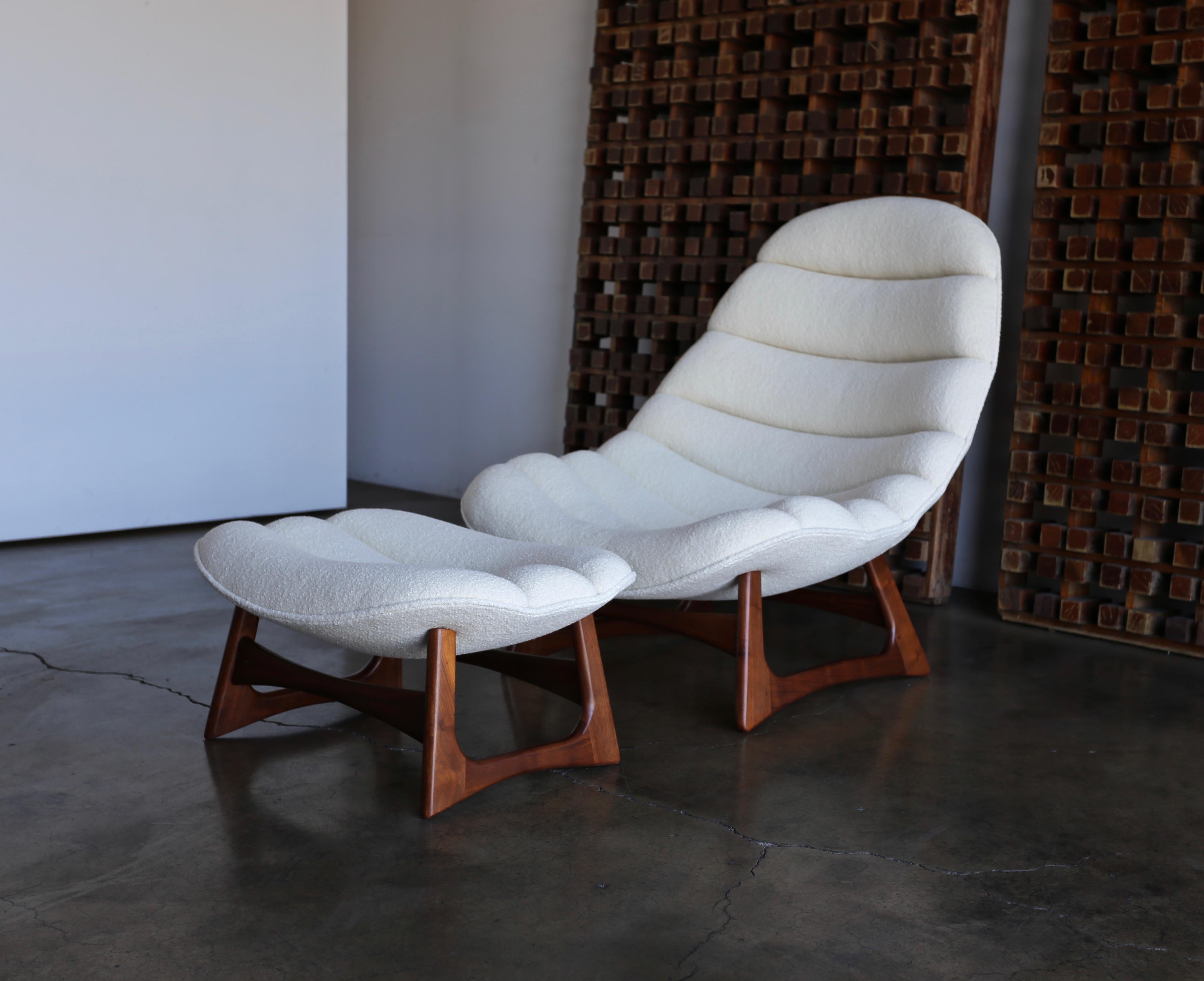 Adrian Pearsall Lounge Chair and Ottoman for Craft Associates Inc., circa 1960 10