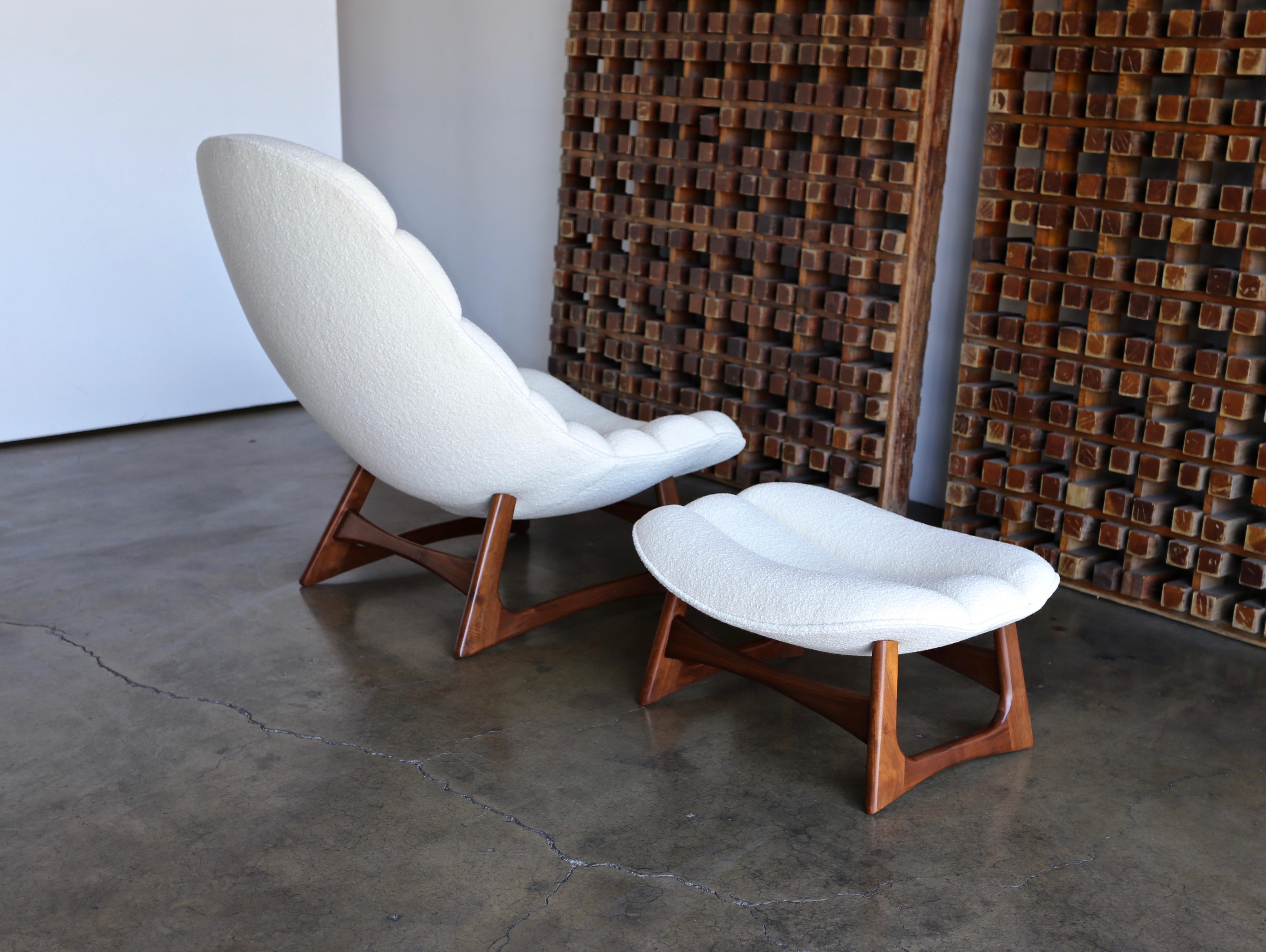Adrian Pearsall Lounge Chair and Ottoman for Craft Associates Inc., circa 1960 1