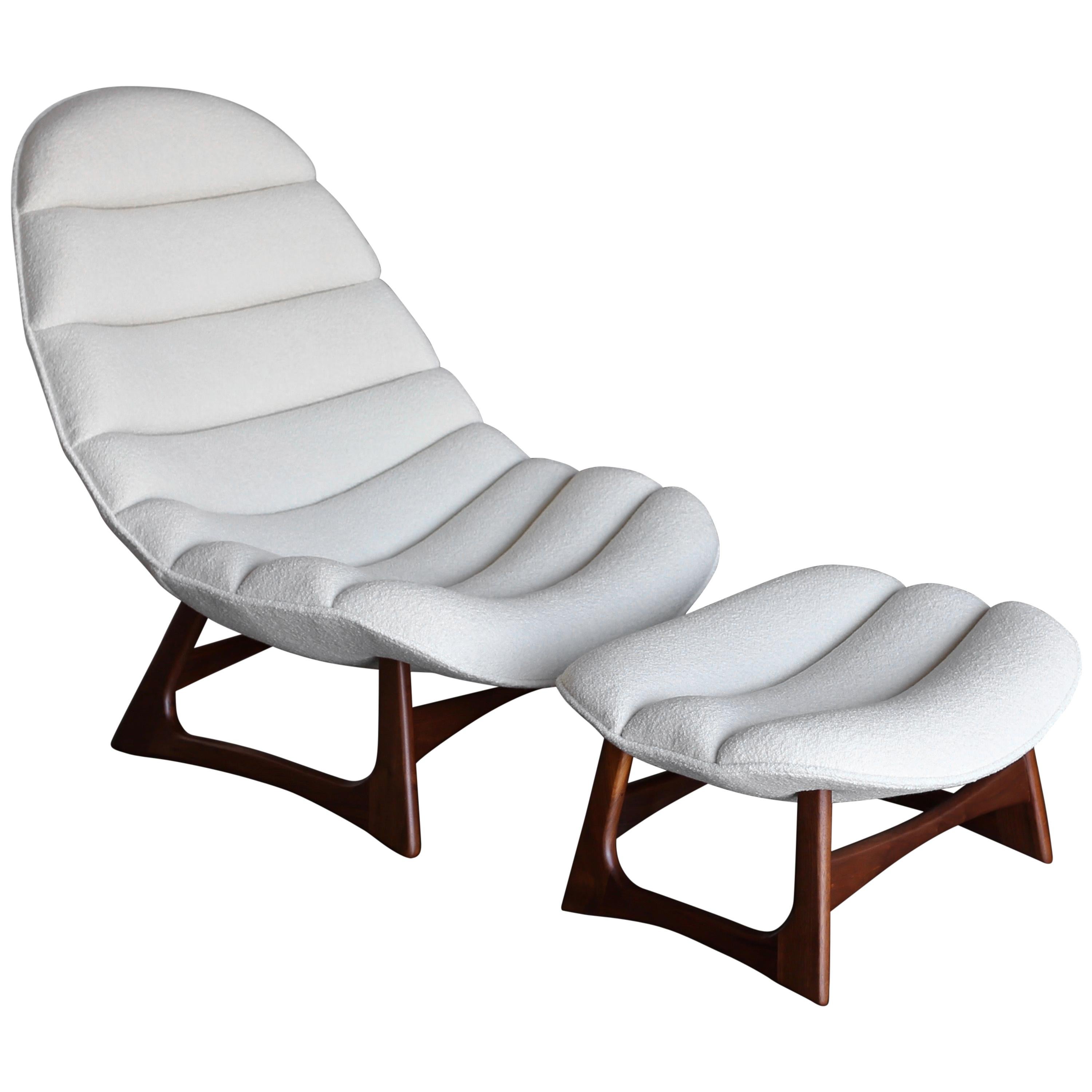 Adrian Pearsall Lounge Chair and Ottoman for Craft Associates Inc., circa 1960