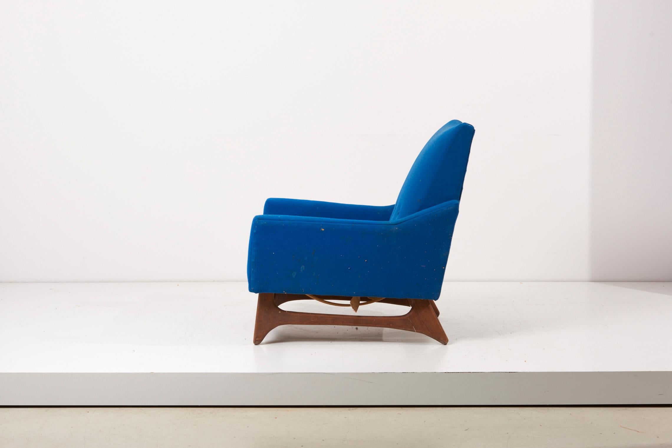 cobalt blue chair