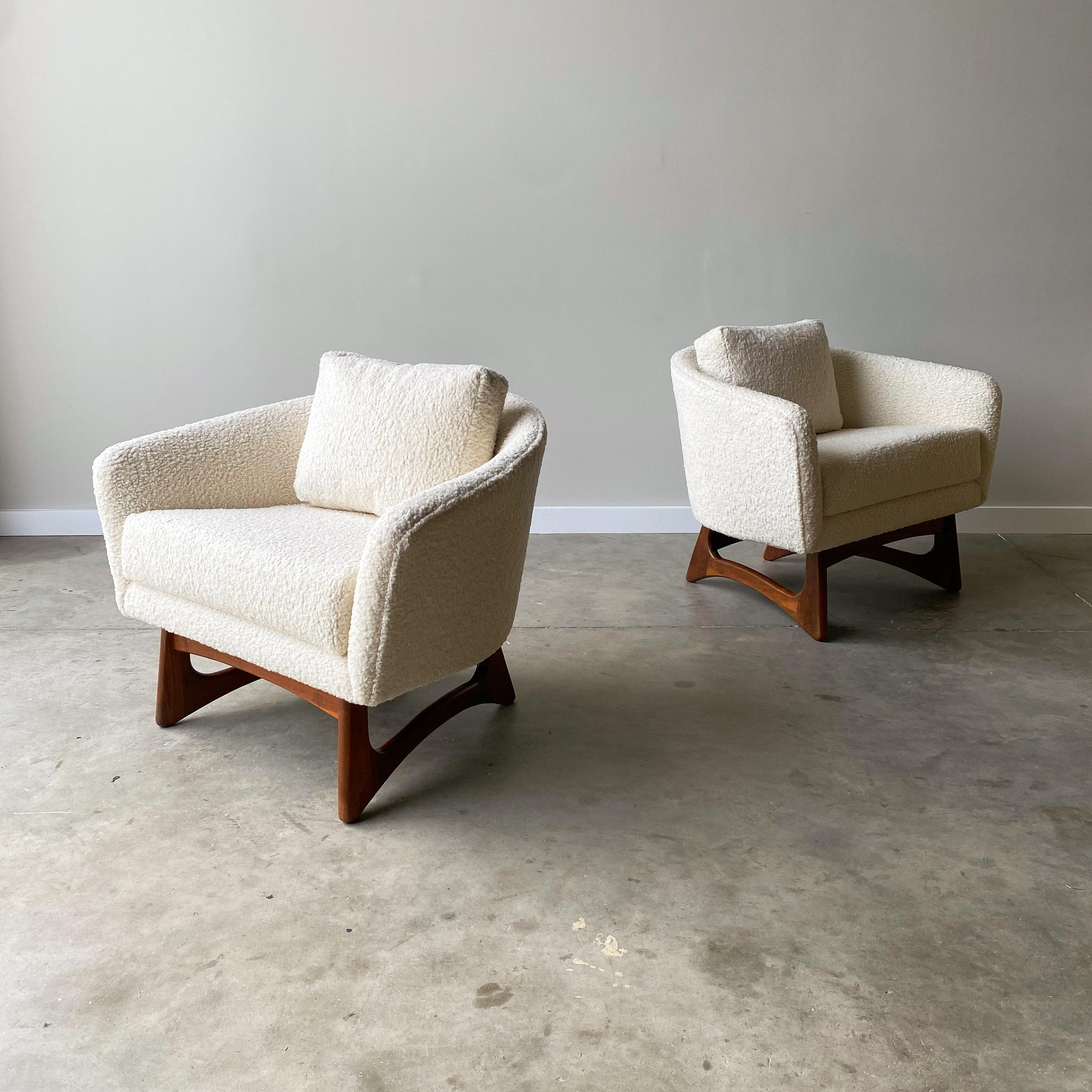 American Adrian Pearsall Lounge Chairs, a Pair