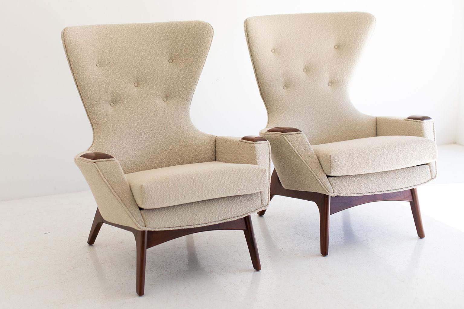 Mid-Century Modern Adrian Pearsall Lounge Chairs for Craft Associates Inc
