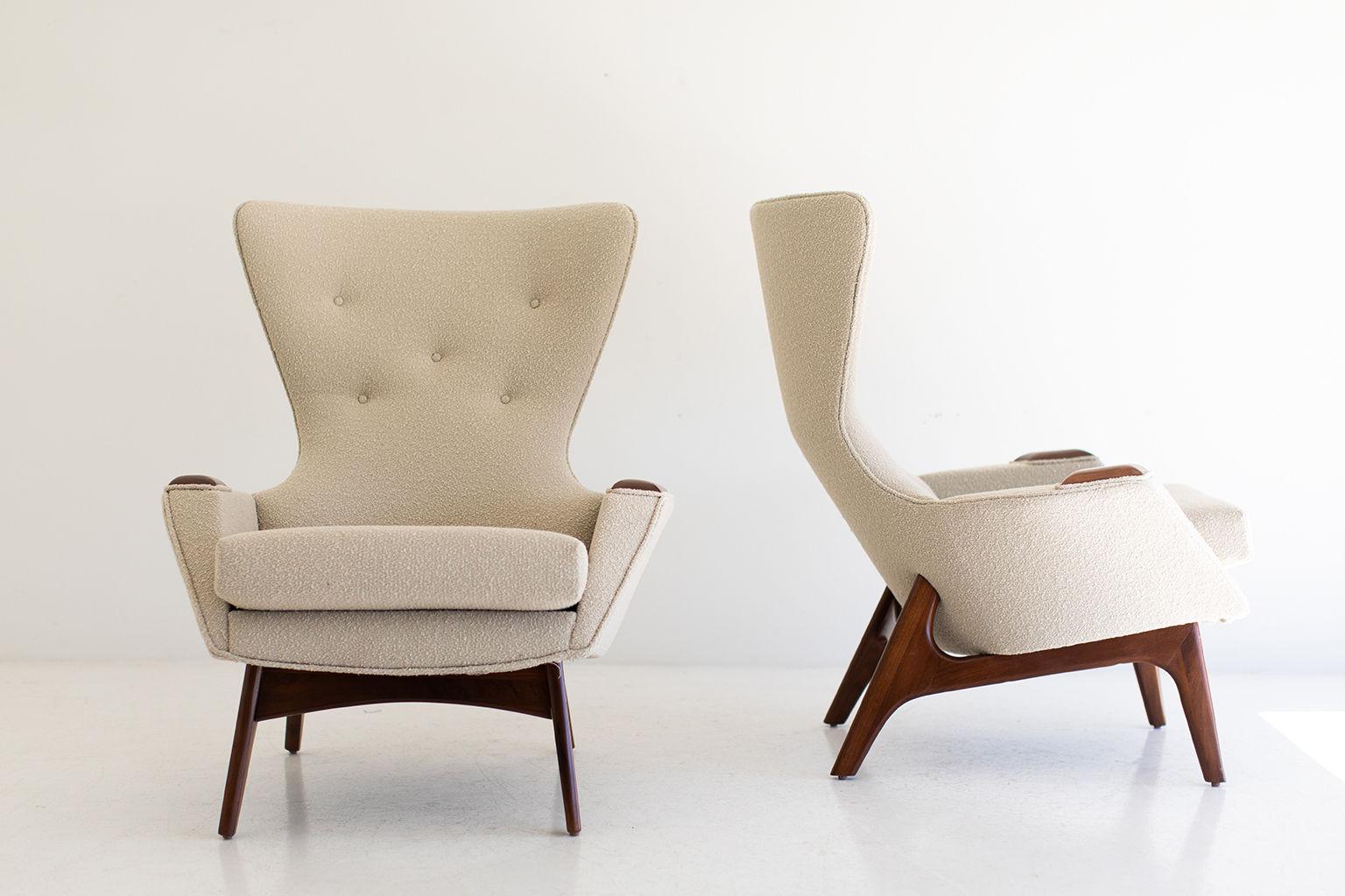 American Adrian Pearsall Lounge Chairs for Craft Associates Inc