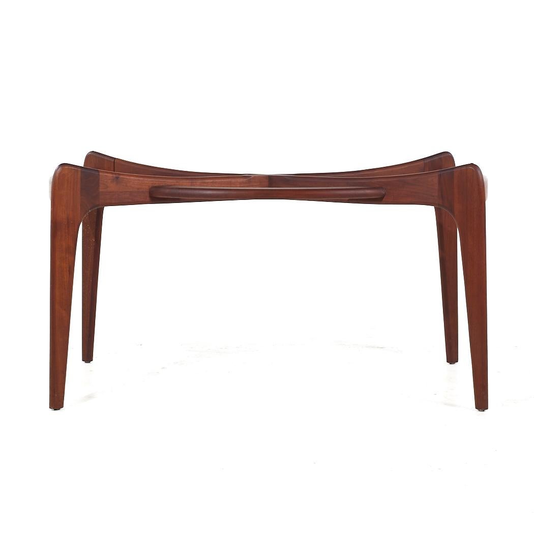 Late 20th Century Adrian Pearsall Mid Century 2179-T Walnut Compass Dining Table For Sale