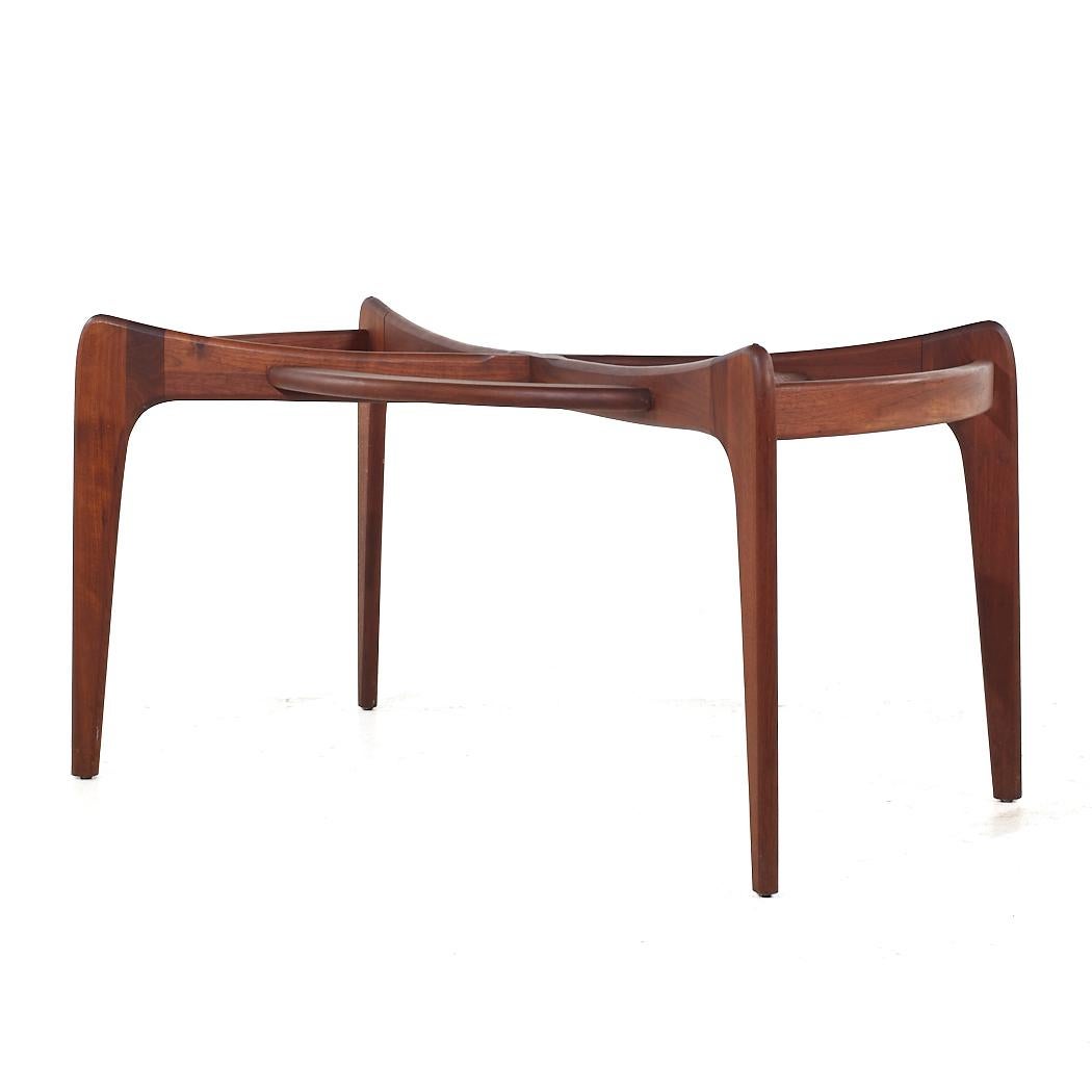 Adrian Pearsall Mid Century 2179-T Walnut Compass Dining Table For Sale 1