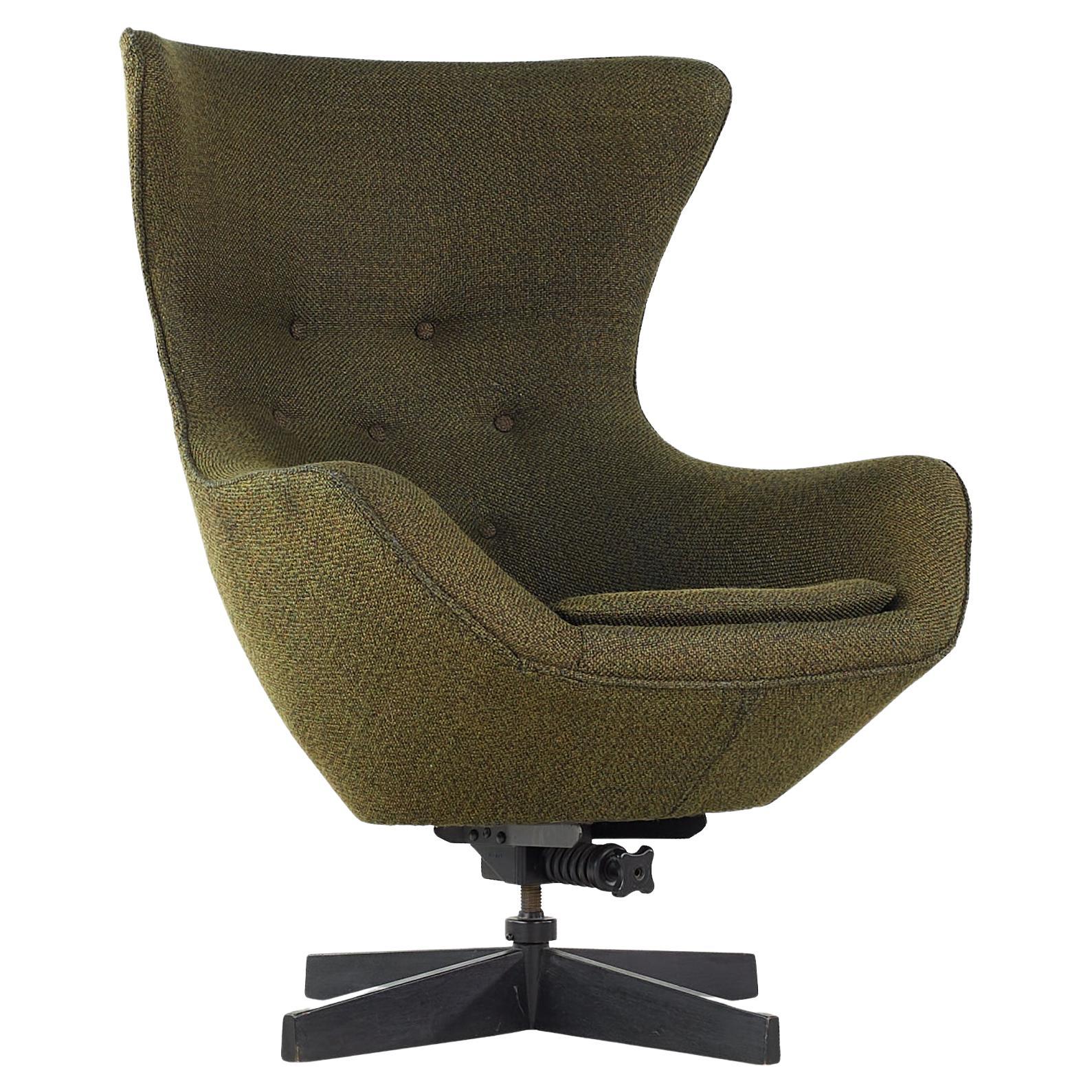 Adrian Pearsall Swivel round Lounge Chair at 1stDibs