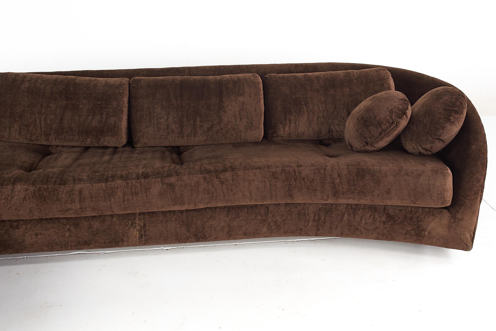 Late 20th Century Adrian Pearsall Mid Century Cloud Sectional Sofa For Sale
