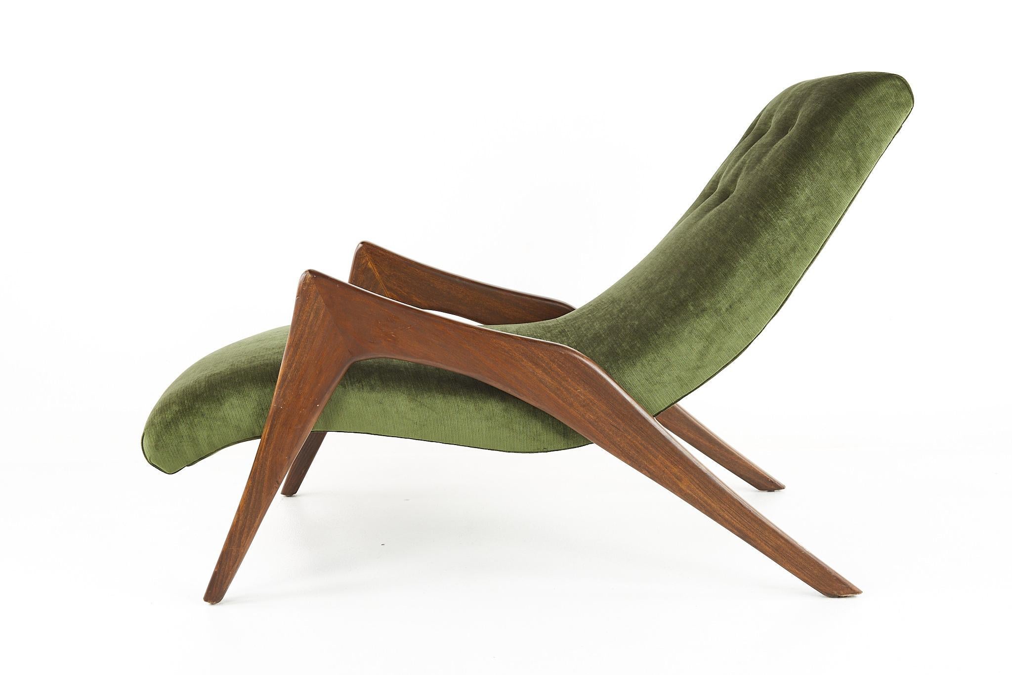 Late 20th Century Adrian Pearsall Style Mid Century Grasshopper Lounge Chair
