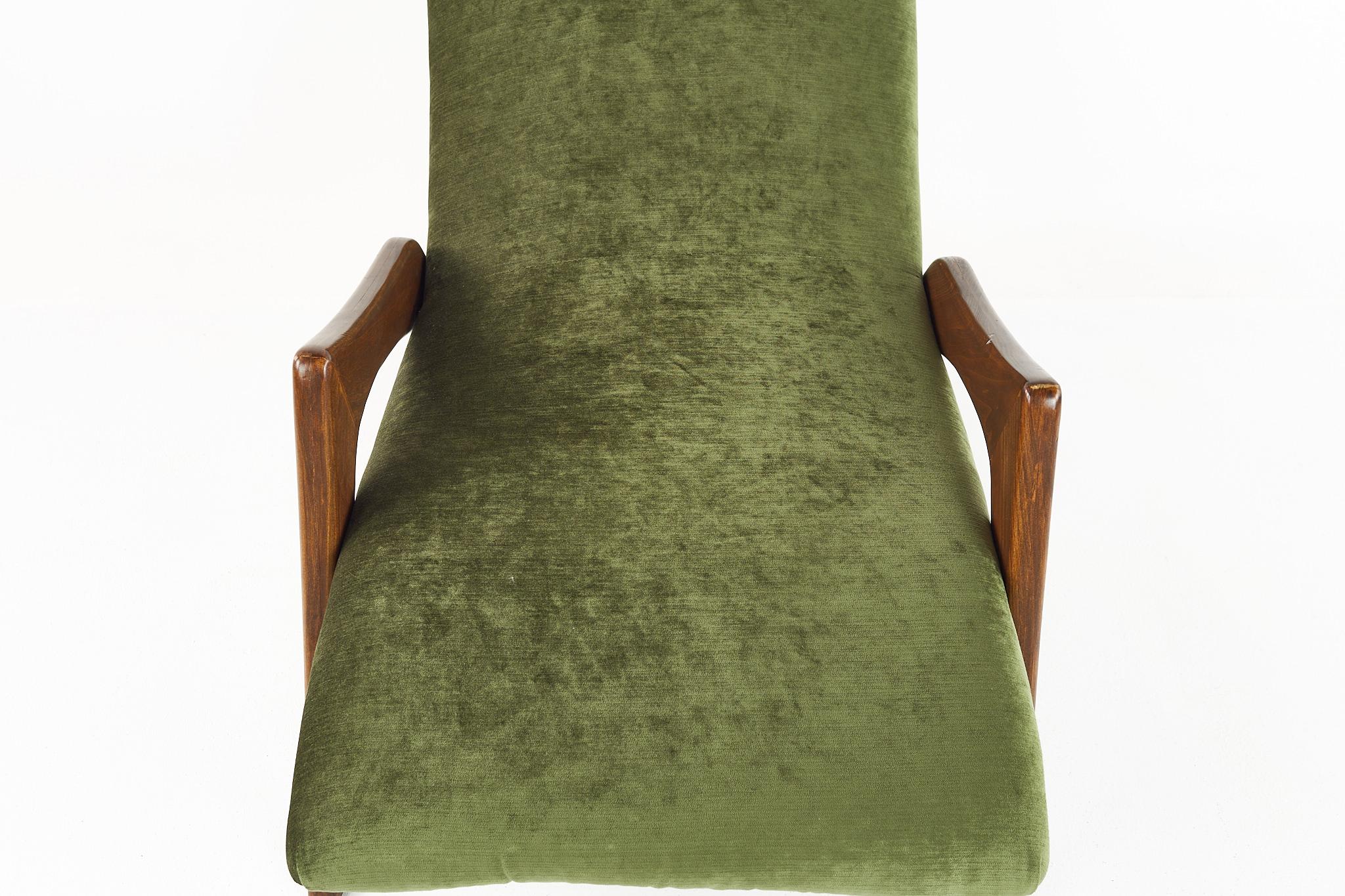 Upholstery Adrian Pearsall Style Mid Century Grasshopper Lounge Chair