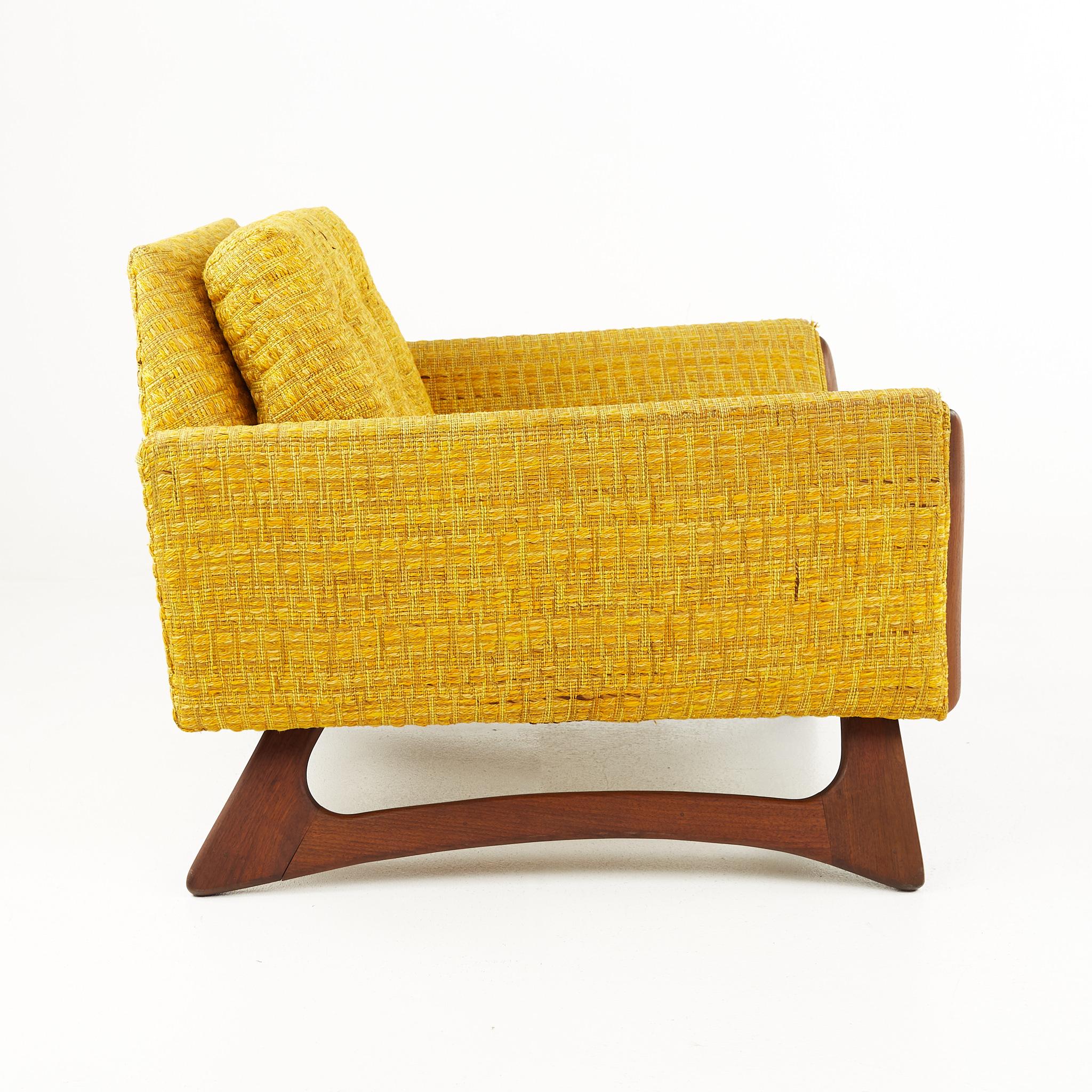 Upholstery Adrian Pearsall Mid Century Lounge Chair Yellow