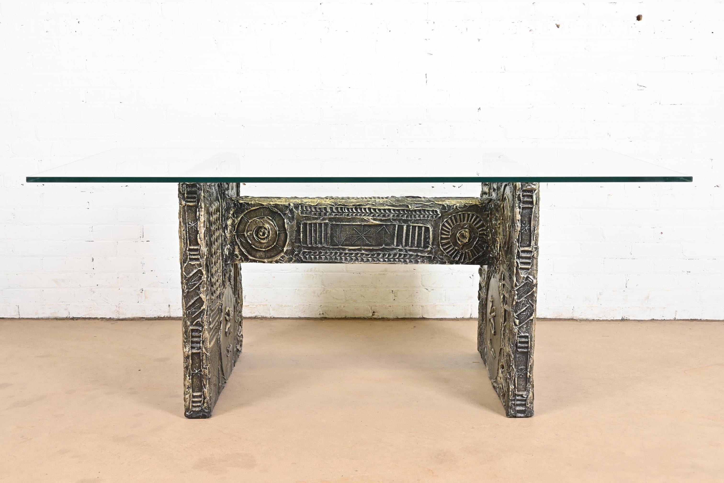 Brutalisme Adrian Pearsall table de salle à manger moderne brutaliste du milieu du siècle dernier, années 1960 en vente