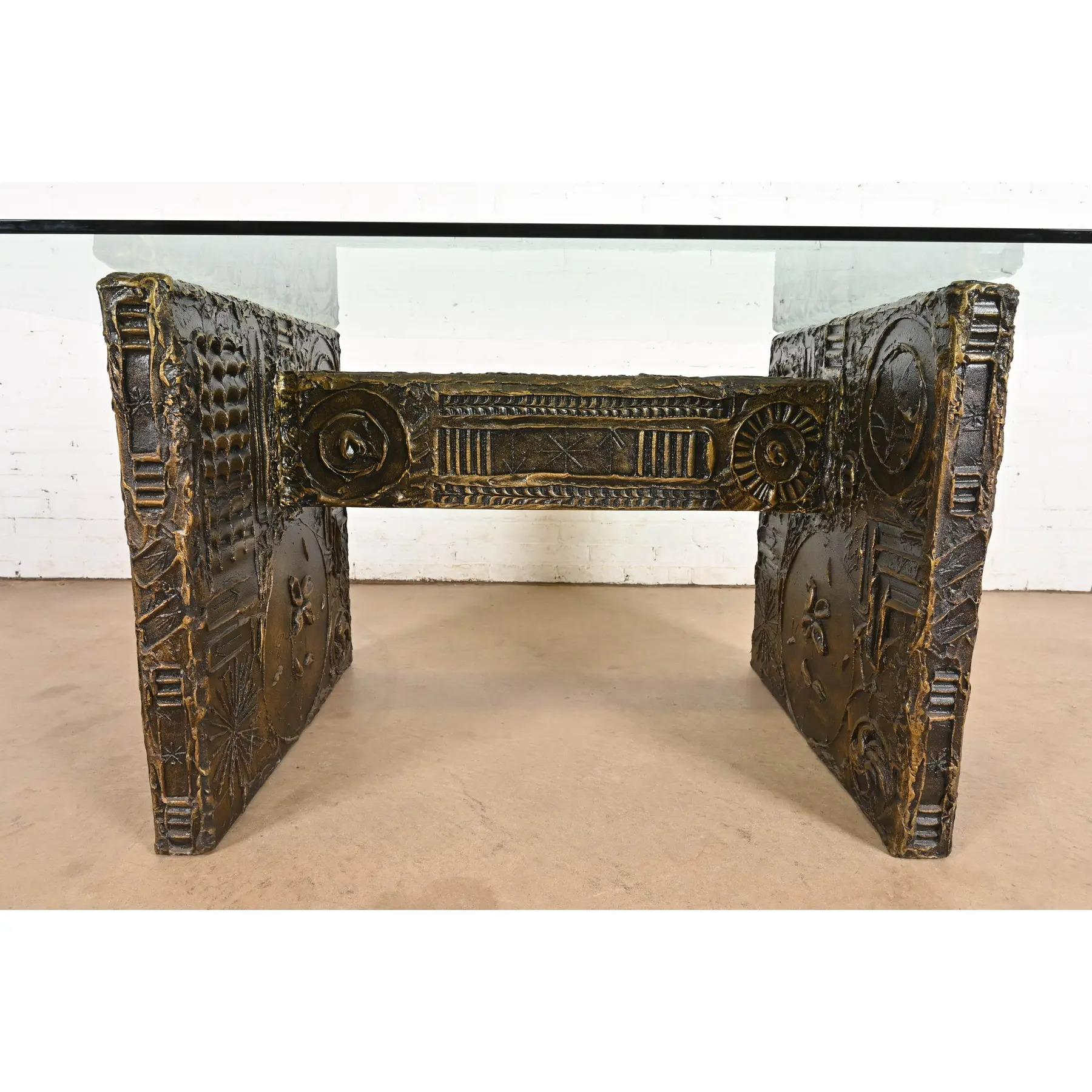 Verre Adrian Pearsall table de salle à manger moderne brutaliste du milieu du siècle dernier, années 1960 en vente