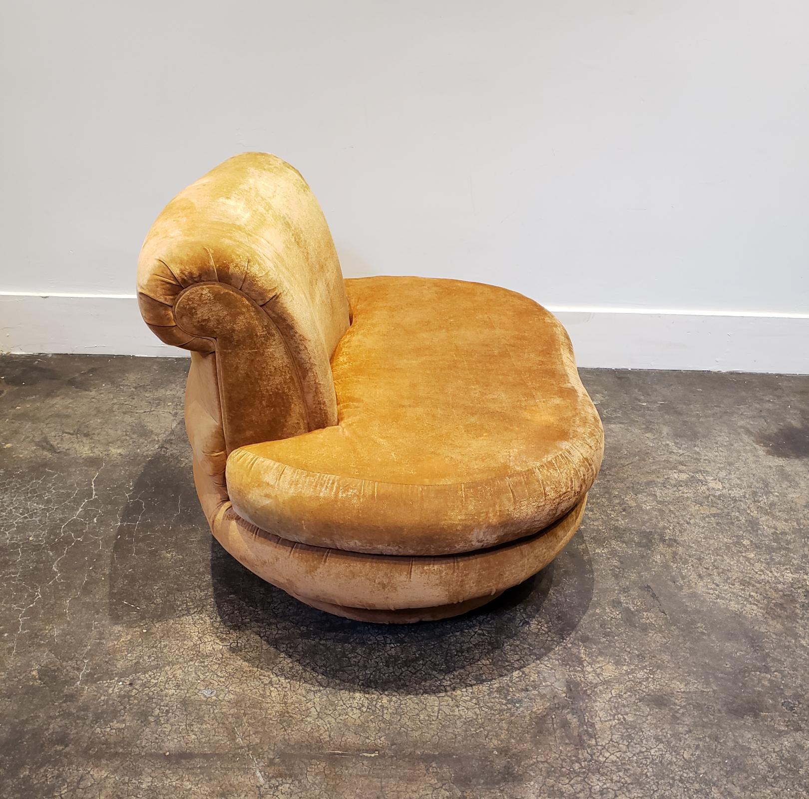 Adrian Pearsall Mid-Century Modern Cloud Kidney Loveseat In Fair Condition For Sale In Dallas, TX
