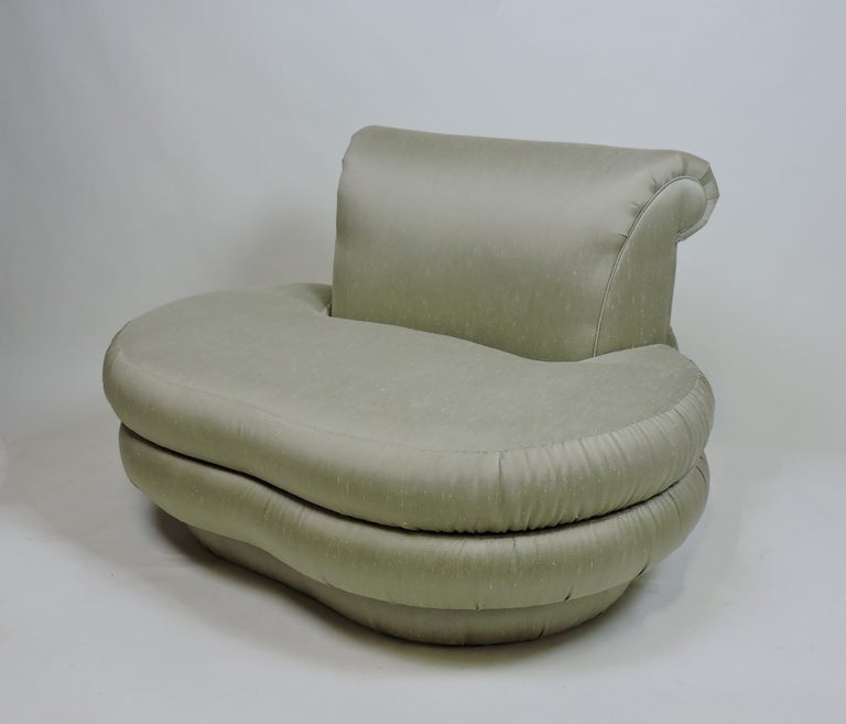 Adrian Pearsall MidCentury Modern Cloud Kidney Shaped Chair at 1stDibs