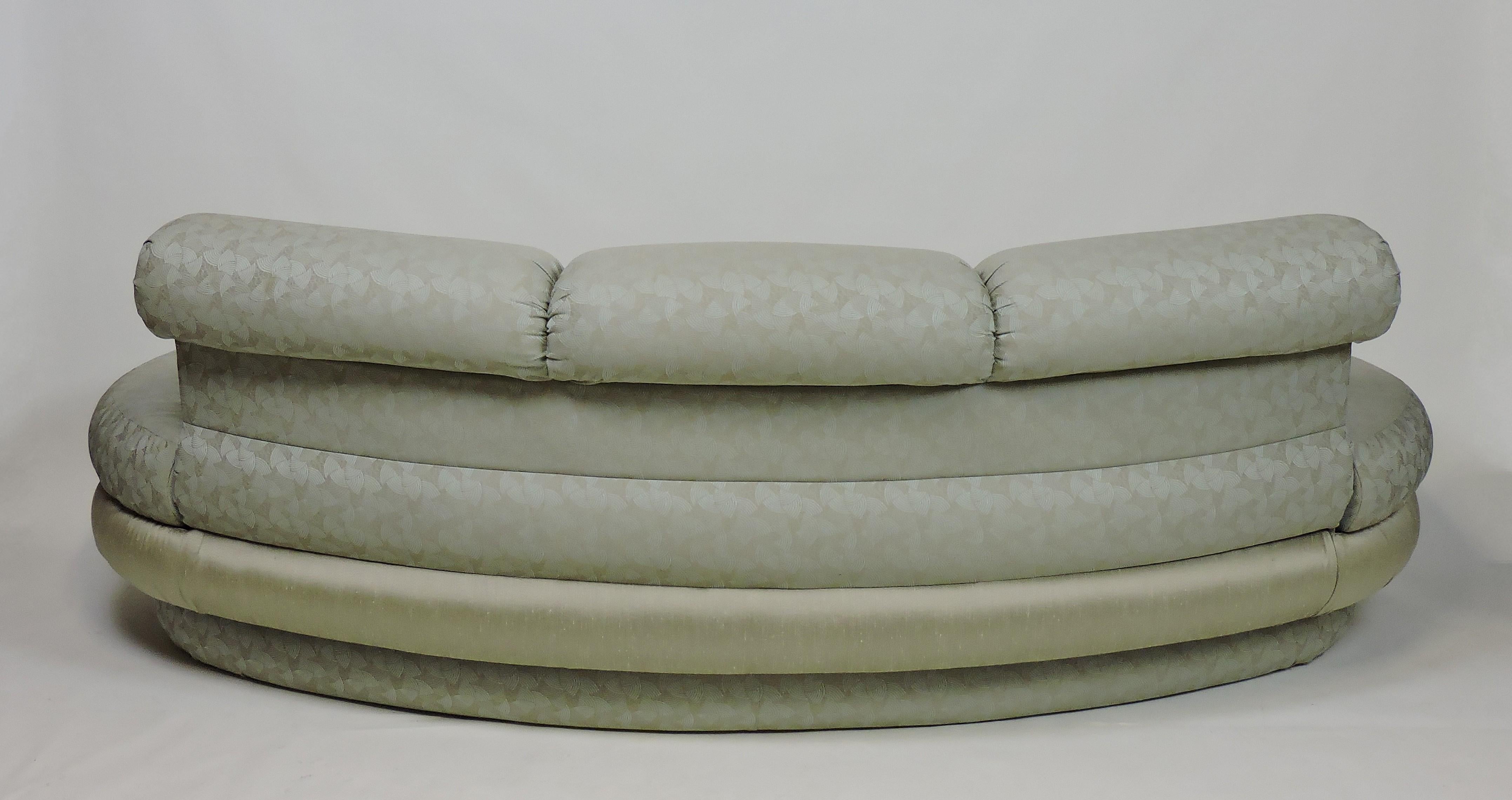 Late 20th Century Adrian Pearsall Mid-Century Modern Cloud Kidney Shaped Sofa, One Available