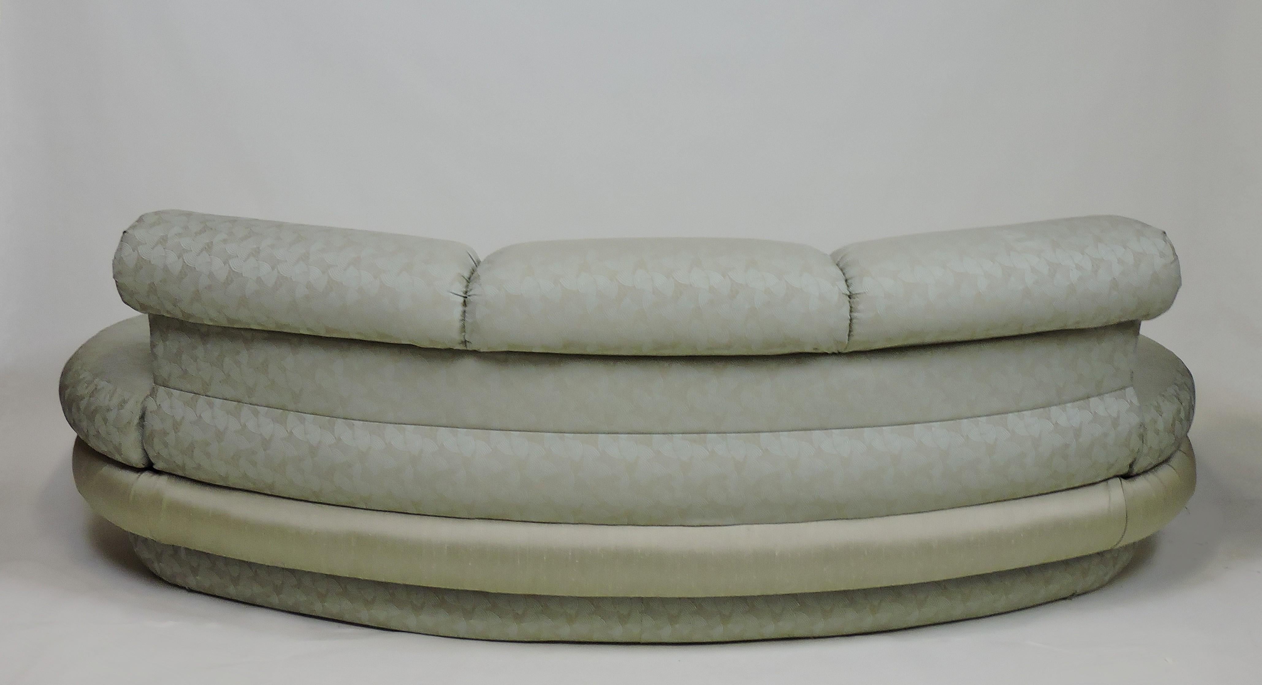 Adrian Pearsall Mid-Century Modern Cloud Kidney Shaped Sofa, One Available 3