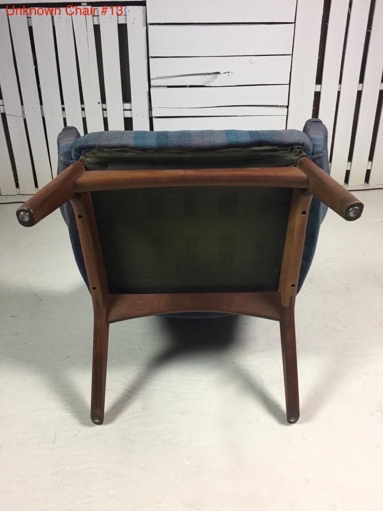 Américain Adrian Pearsall fauteuil de salon à haut dossier, moderne du milieu du siècle dernier, Craft Associates en vente