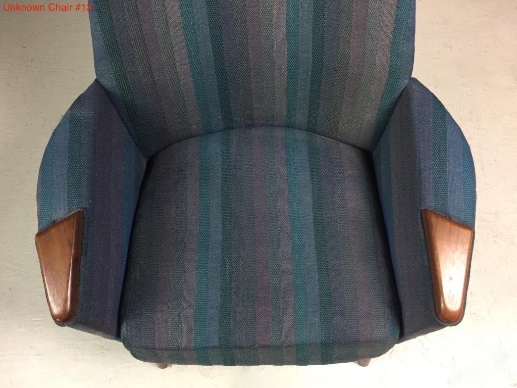 Milieu du XXe siècle Adrian Pearsall fauteuil de salon à haut dossier, moderne du milieu du siècle dernier, Craft Associates en vente