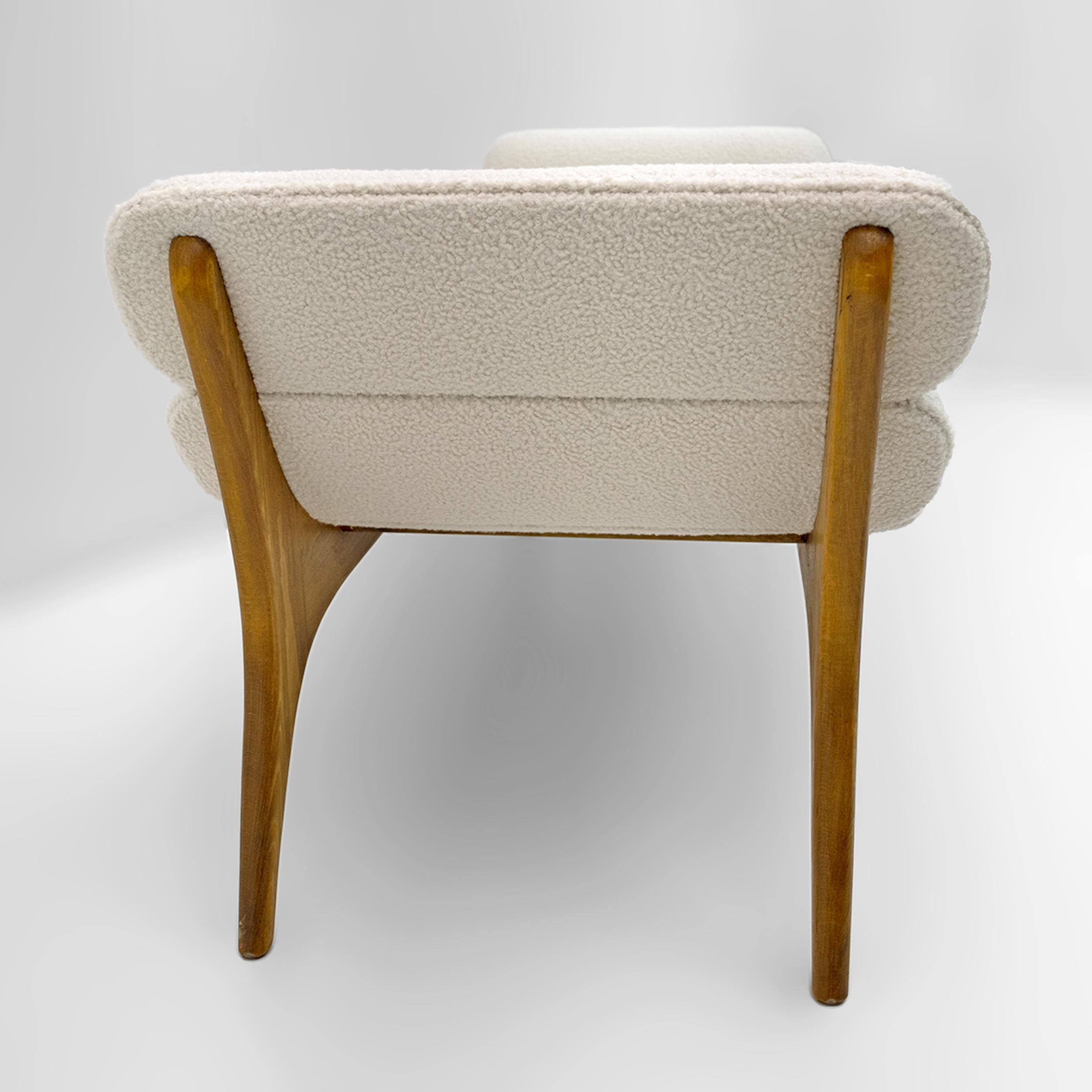 Chaise longue de nogal Adrian Pearsall, moderno de mediados de siglo, de Craft Associates Moderno en venta