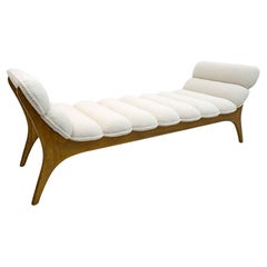 Vintage Adrian Pearsall Mid-Century Modern Walnut Chaise Lounge by Craft Associates