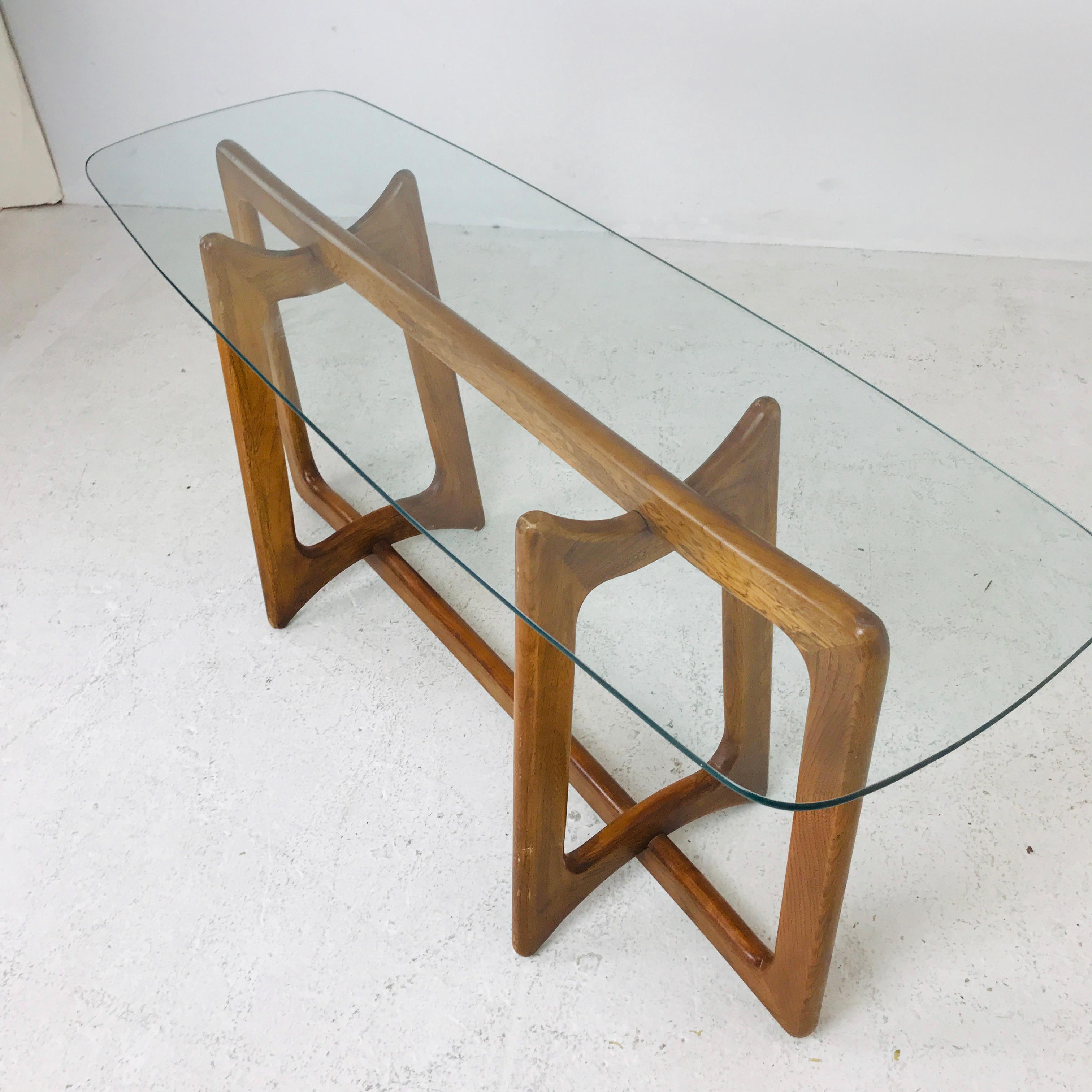 Mid-20th Century Adrian Pearsall Midcentury Sculptural Walnut Console Table