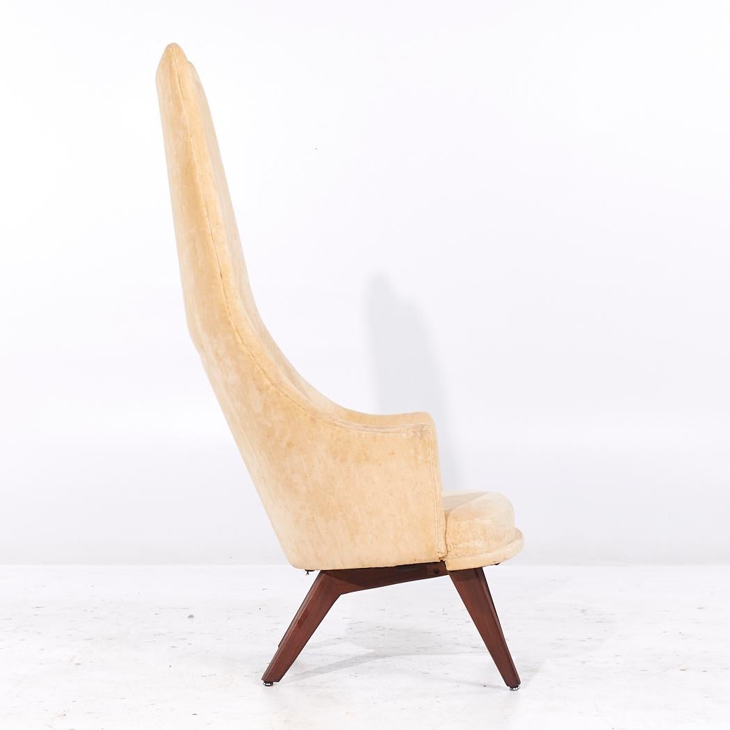 Adrian Pearsall Silla Slim Jim de mediados de siglo Tapicería en venta