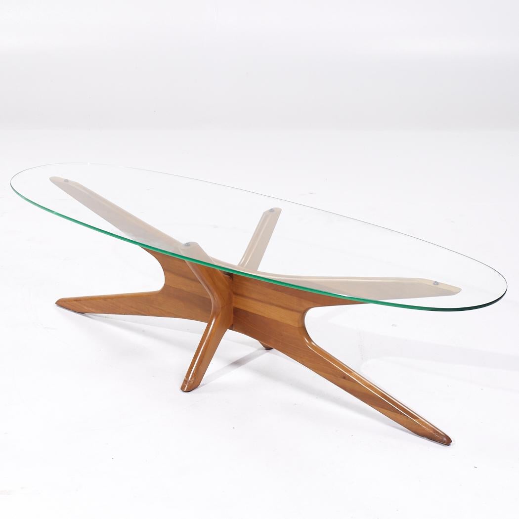 Table basse Adrian Pearsall Mid Century Surfboard Jacks en vente 1