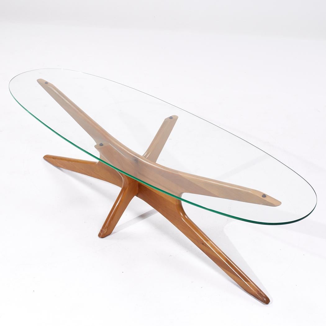 Table basse Adrian Pearsall Mid Century Surfboard Jacks en vente 2