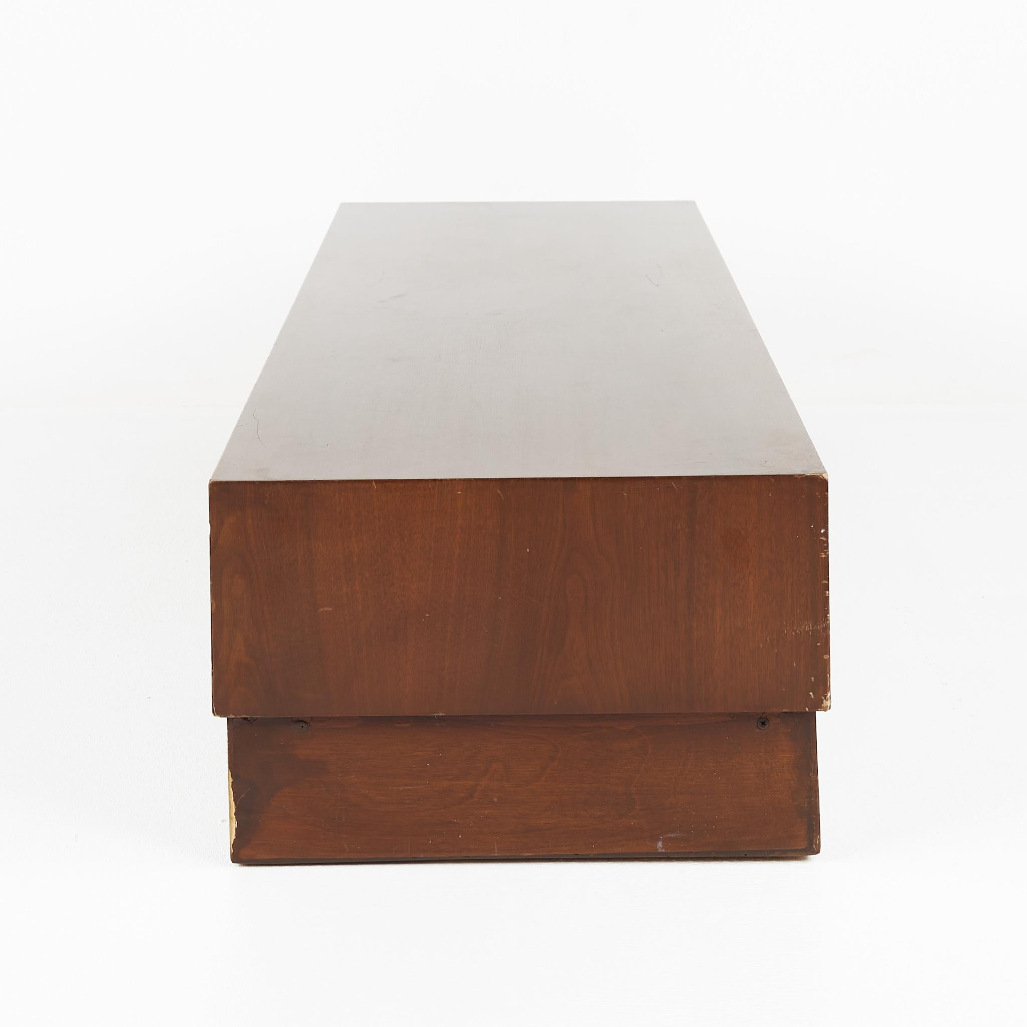 American Adrian Pearsall Mid Century Walnut Coffee Table For Sale
