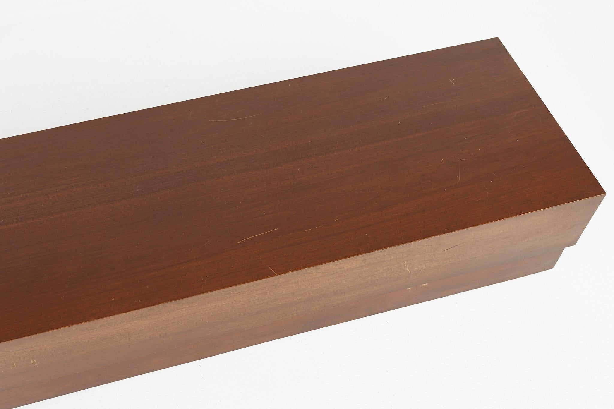 Adrian Pearsall Mid Century Walnut Coffee Table For Sale 1