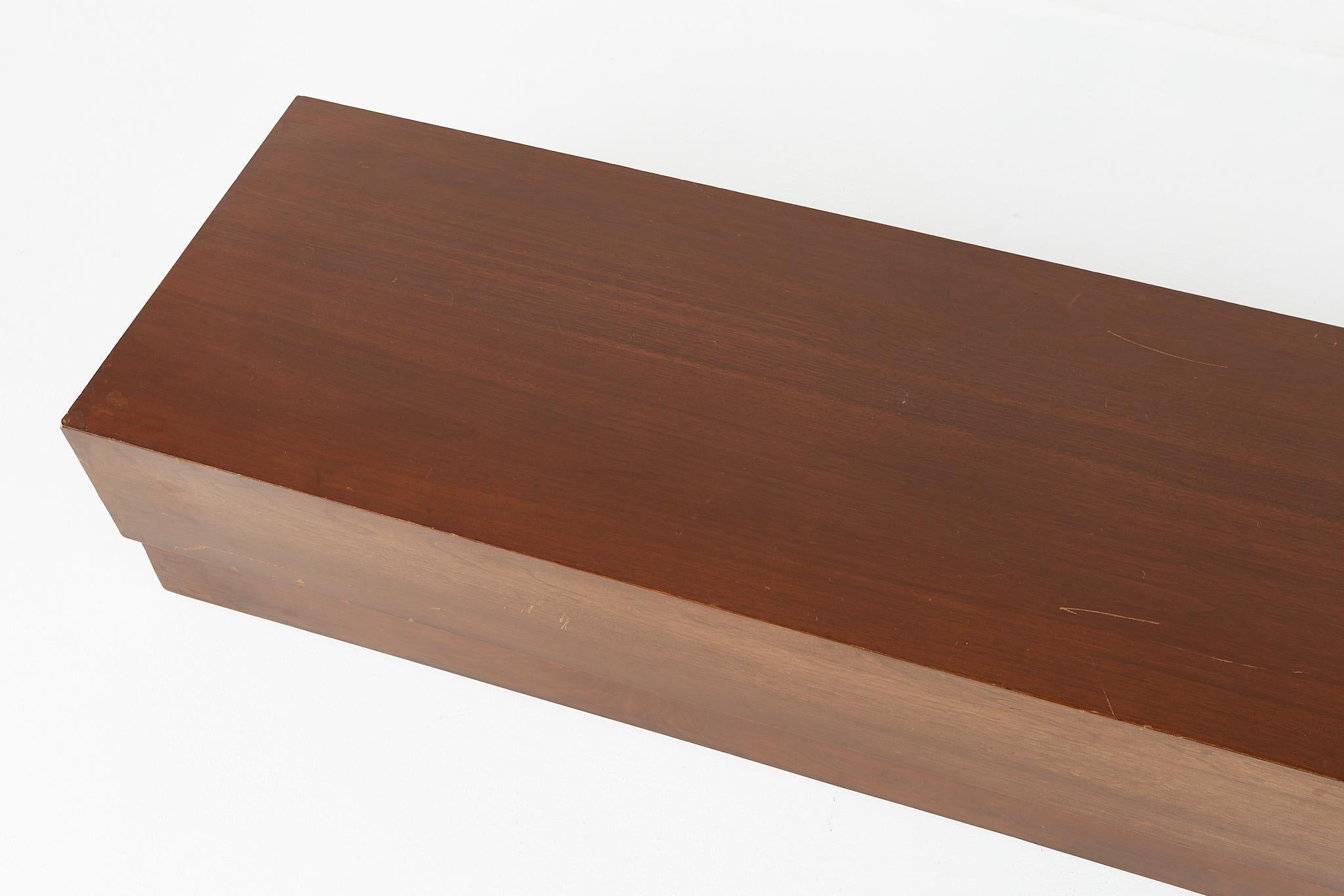 Adrian Pearsall Mid Century Walnut Coffee Table For Sale 3